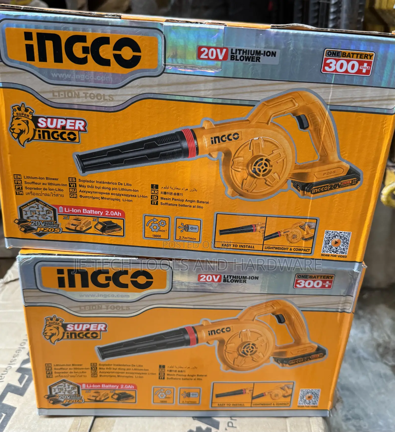 Complete Cordless Blower With Battery and Charger 20v