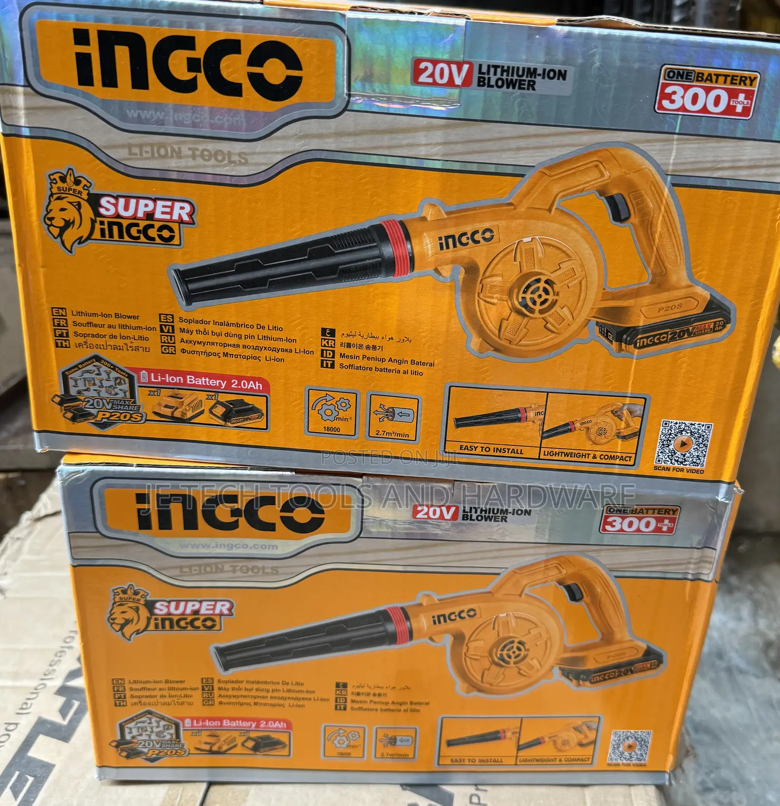 Complete Cordless Blower With Battery and Charger 20v