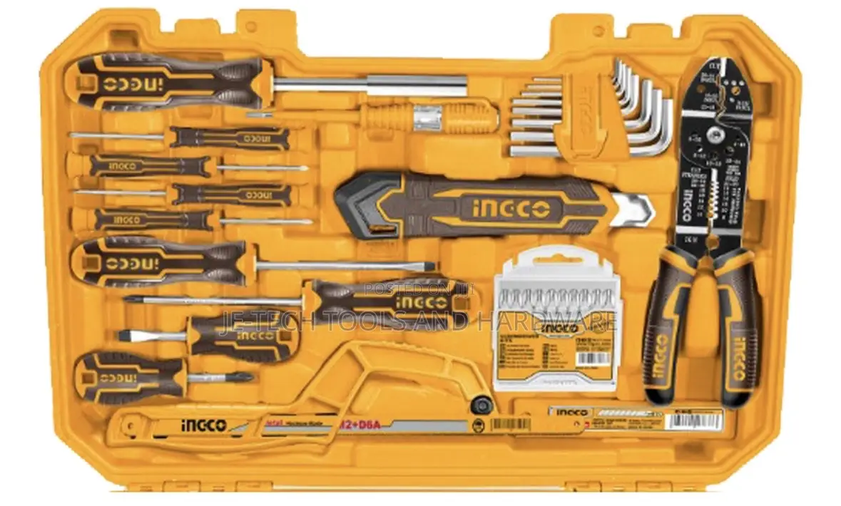 Ingco 168pcs Hand Tool Set in Case Hkthp21681