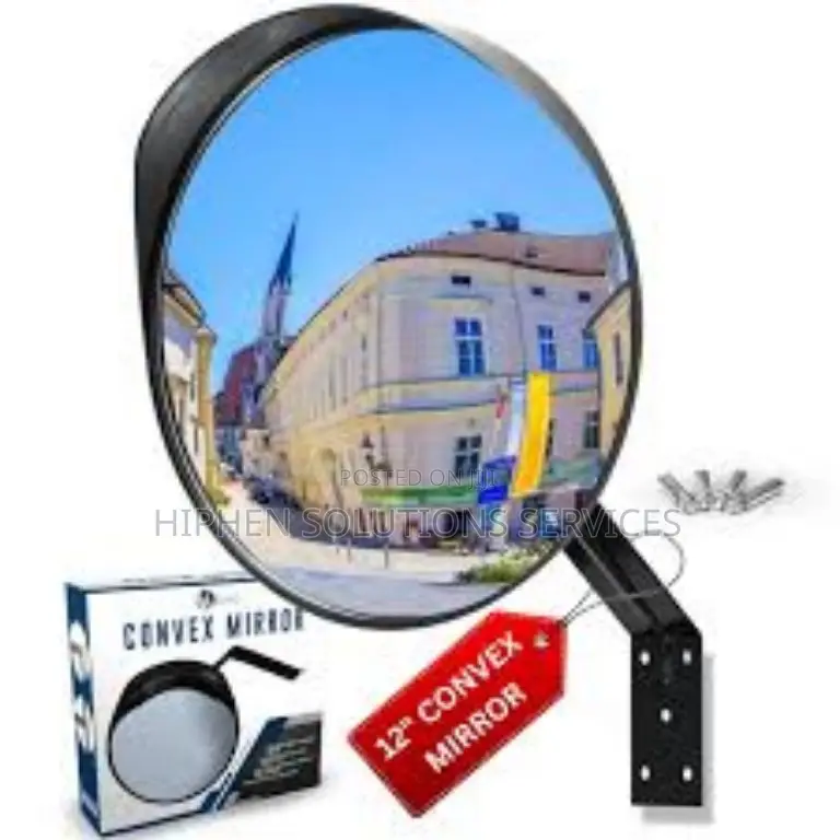 Wide View Convex Safety Mirror