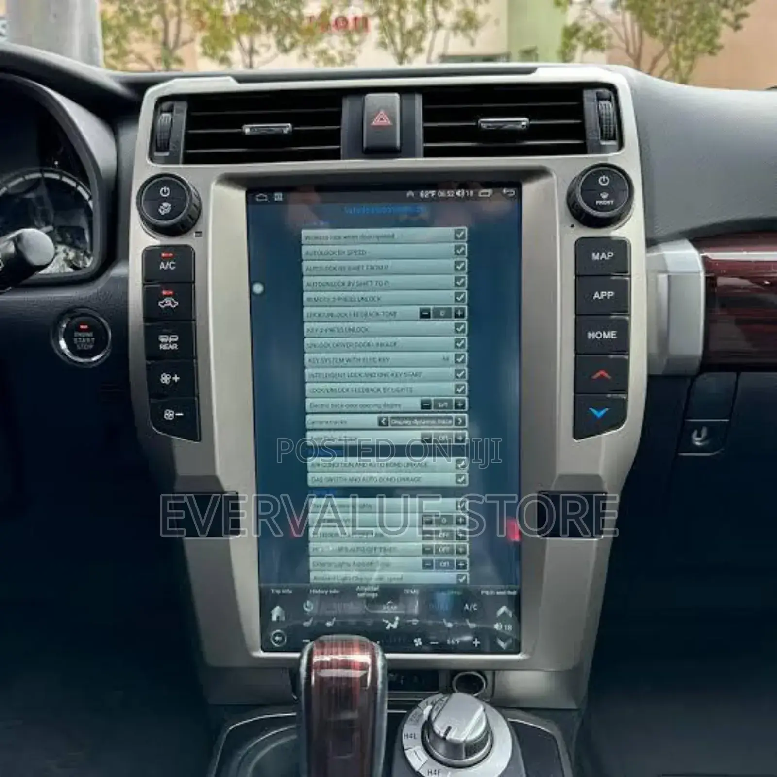 15.6 Inches Toyota 4-runner 2010-2015 Tesla Android Player