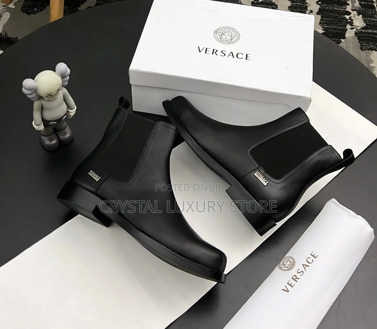Versace Quality Luxury Men Genuine Leather Shoe