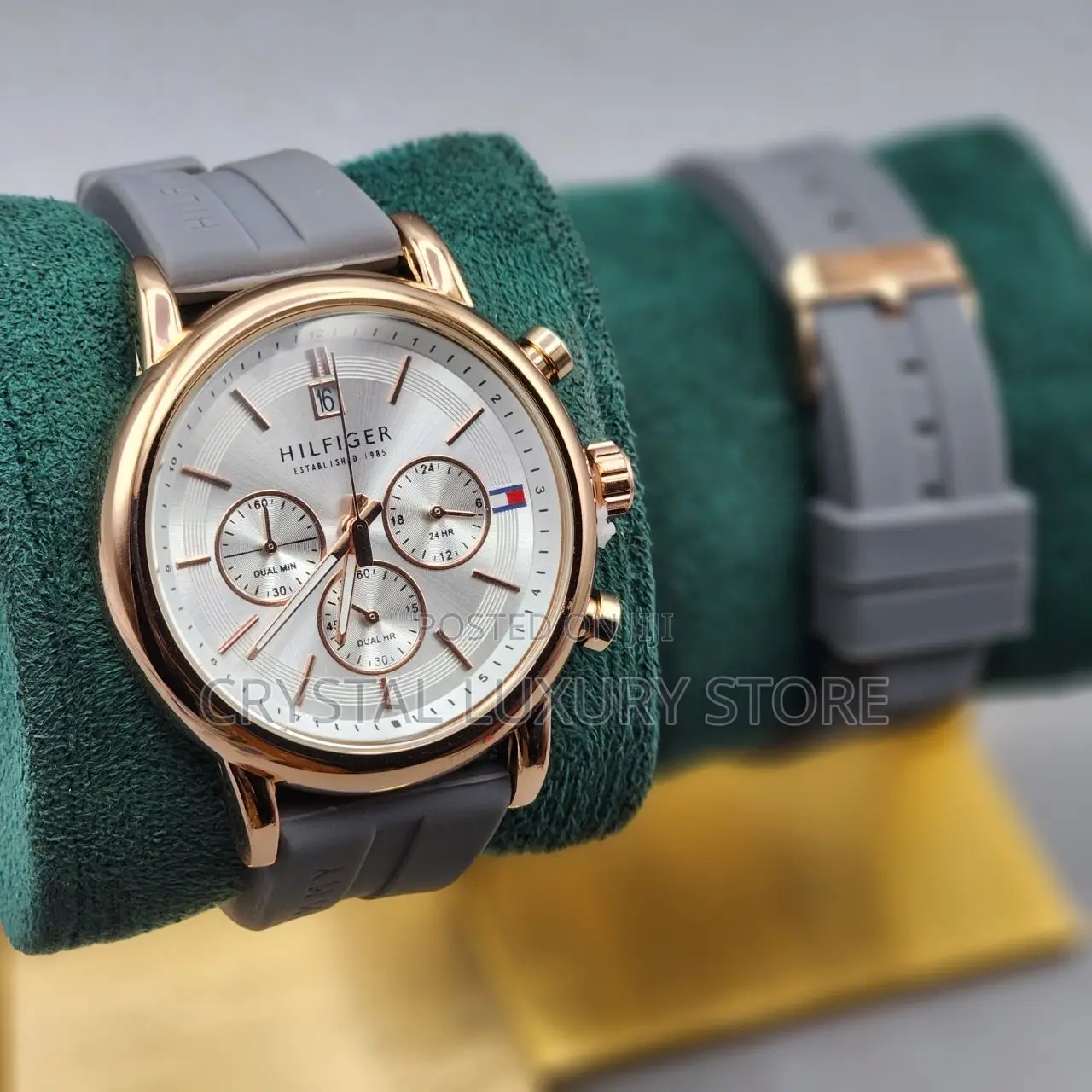 Tommy Hilfiger Quality Genuine Leather Wristwatch