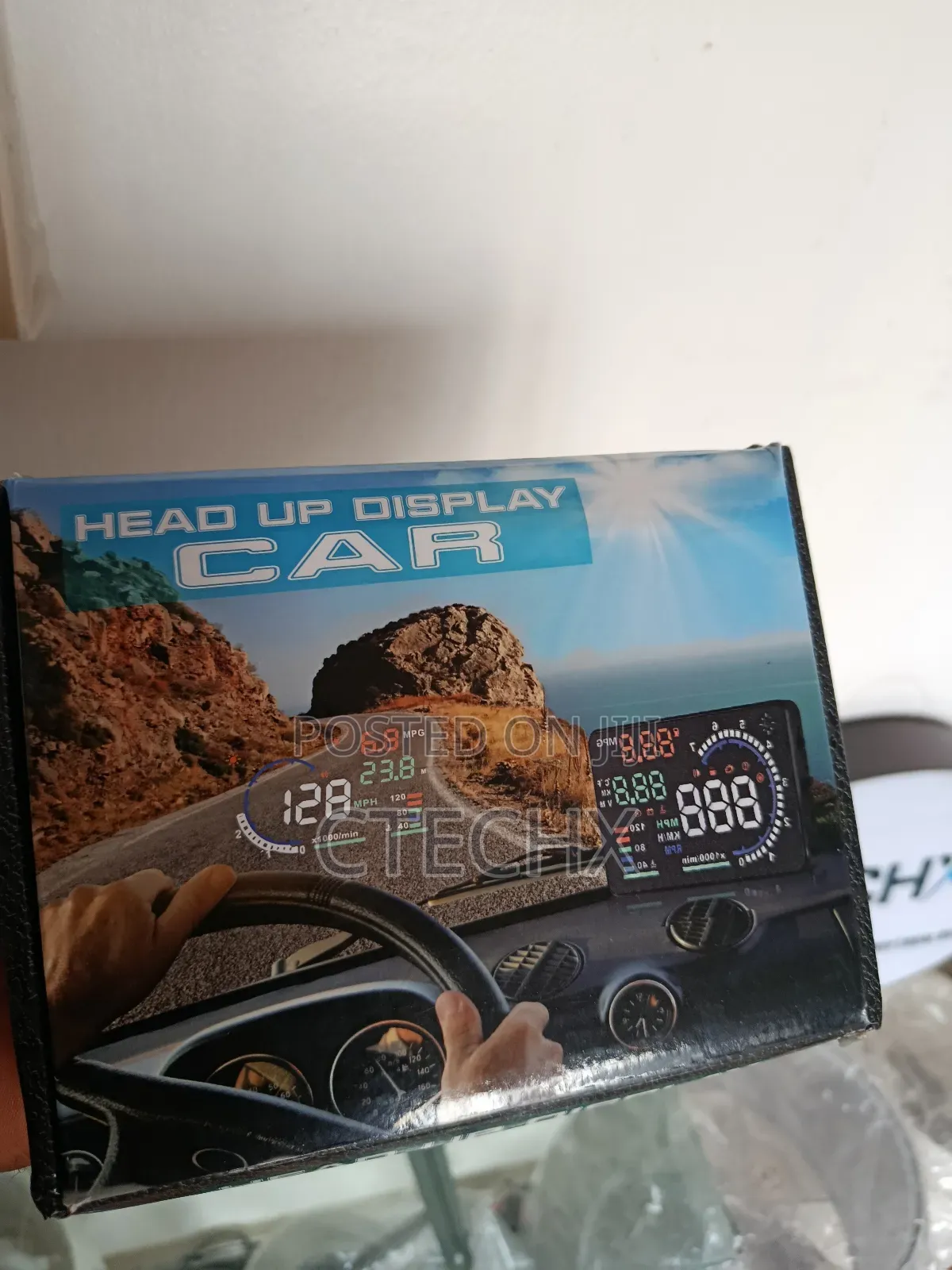 Car Hud Head Up Display, A8 5.5'' Obd Ii Obd2, Black