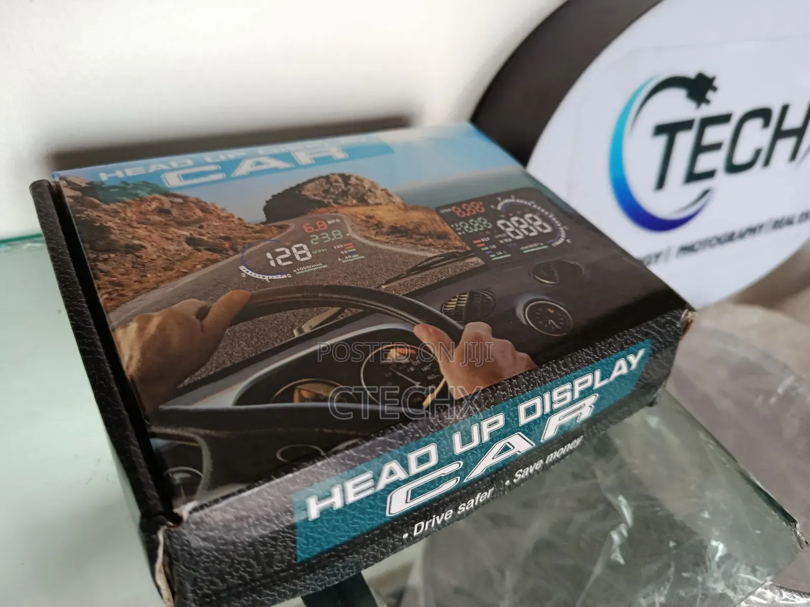 Car Hud Head Up Display, A8 5.5'' Obd Ii Obd2, Black