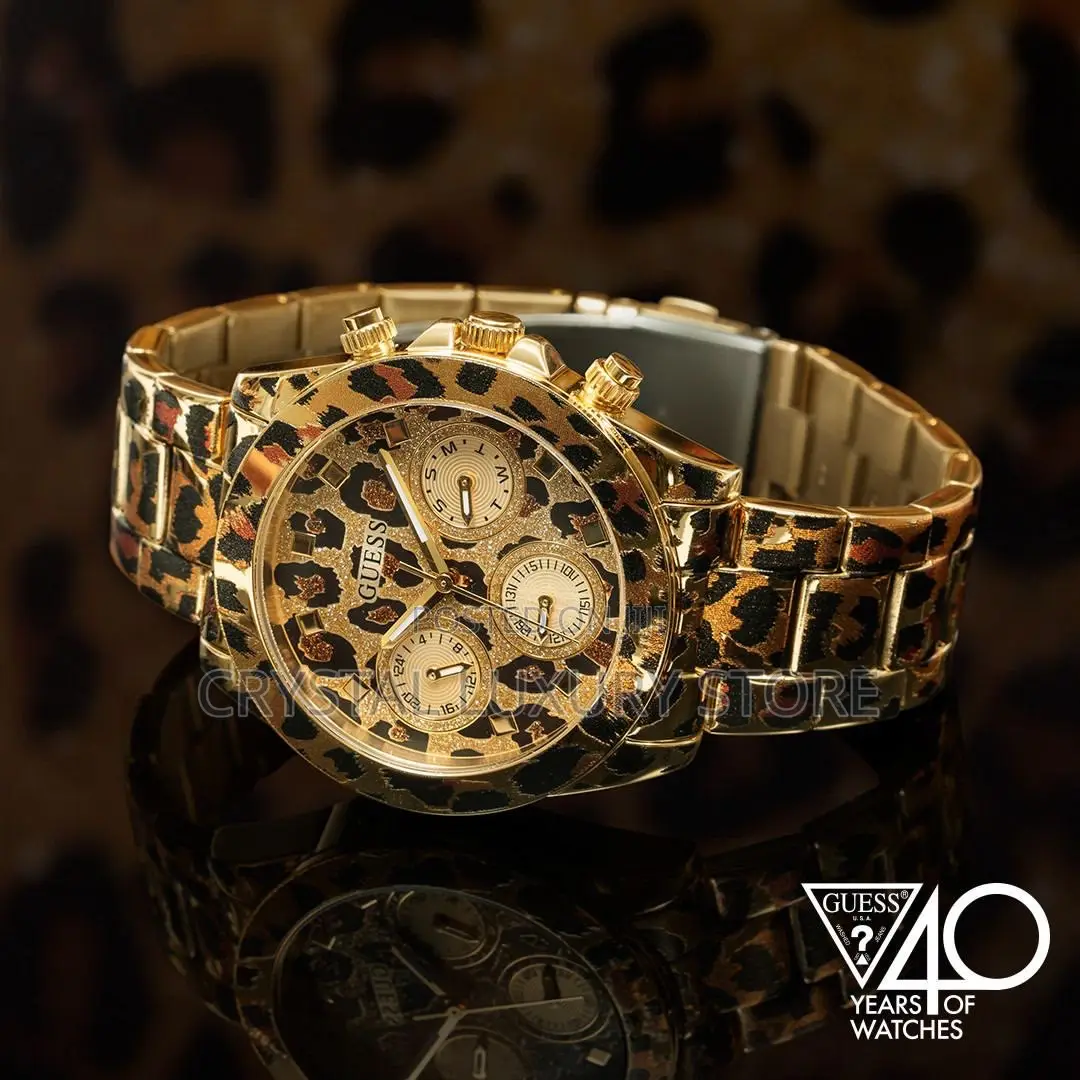 Guess Quality Luxury Men Chain Strap Wristwatch