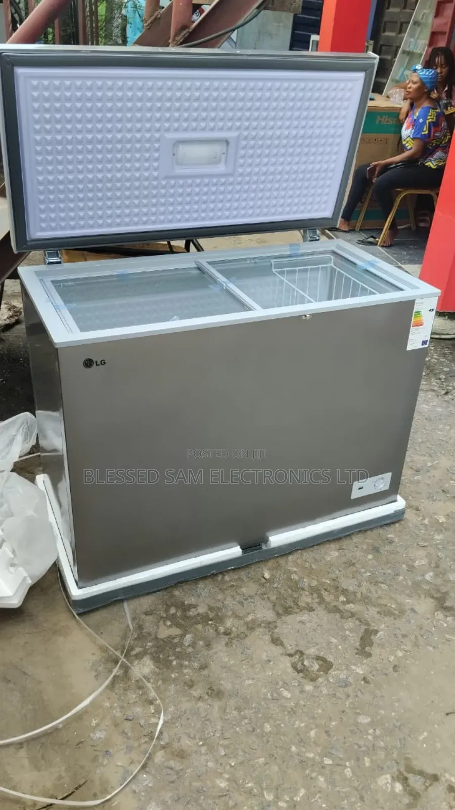 Original New >Lg Deep Freezer 350-l Fast Freezing > 2 Yrs