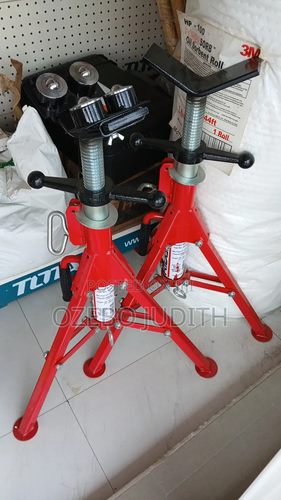 Pipe Stand/Rack With Roller and Others