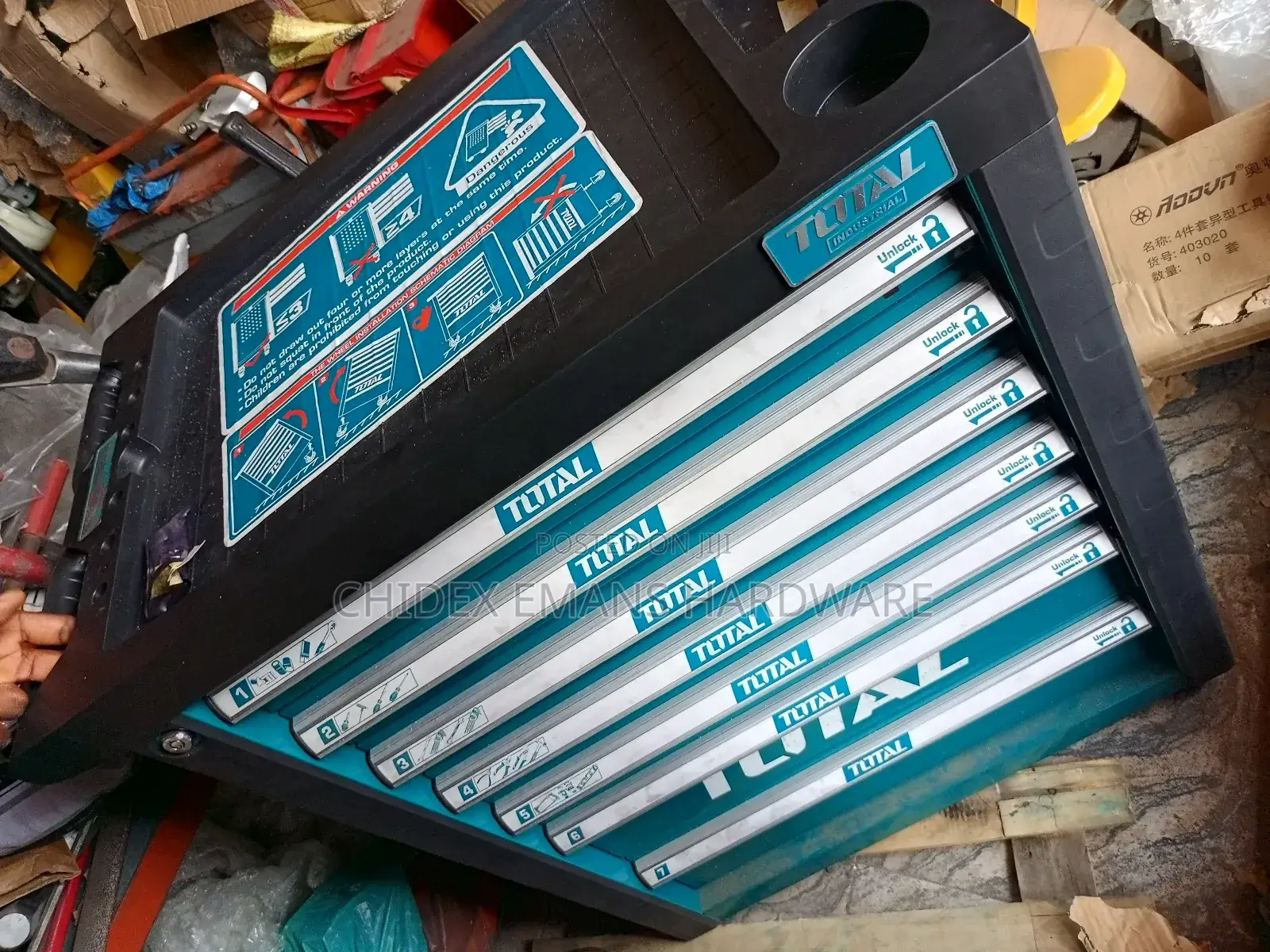 7 Drawer Set Total Tool Box