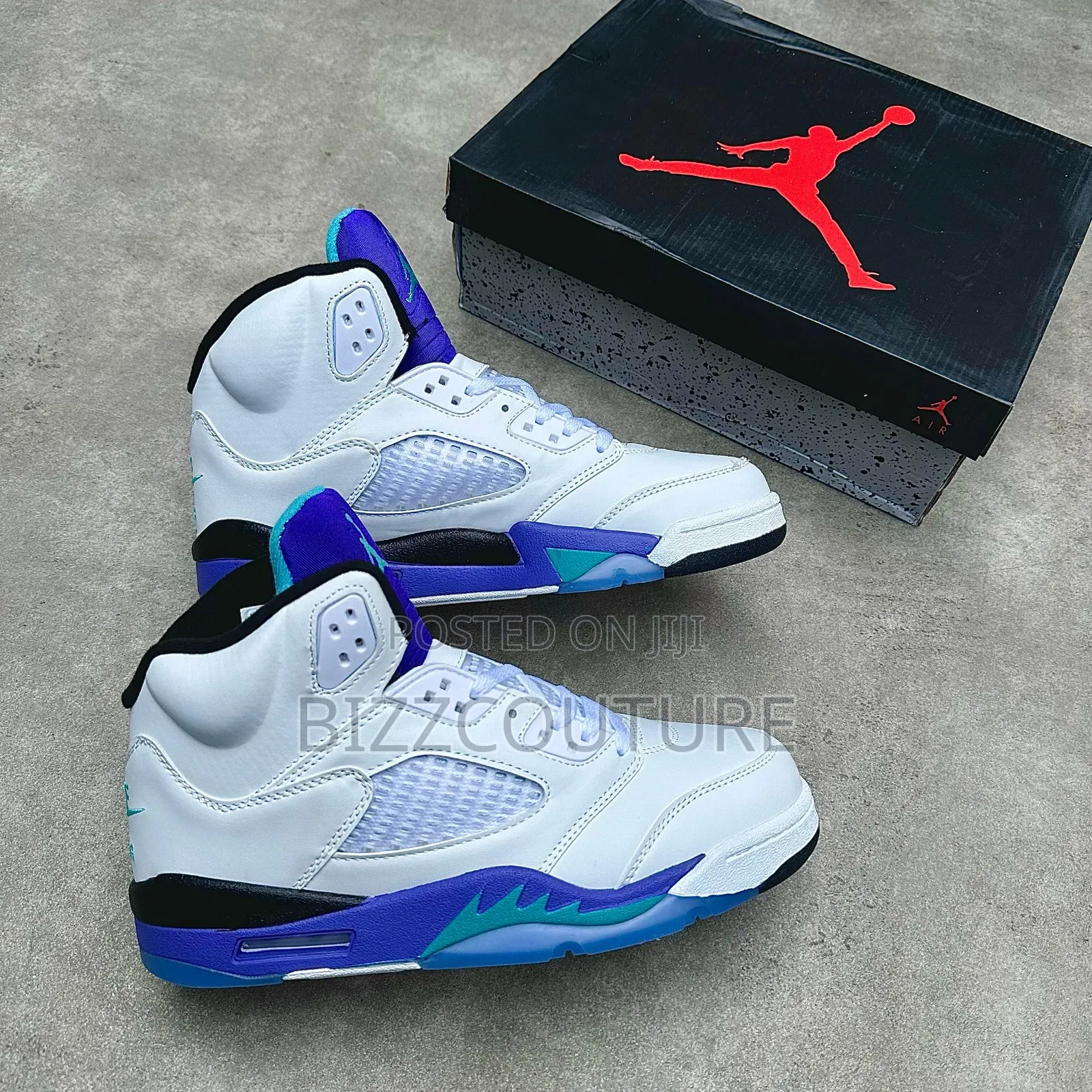 Original Air Jordan 5 Retro Grape Sneakers Available Instore