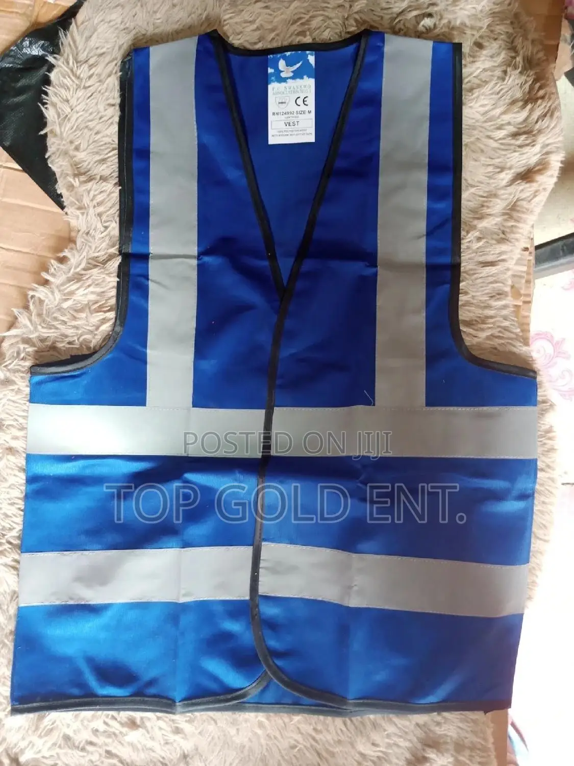 Reflective Vest/ Jacket. Blue, Red, Green.