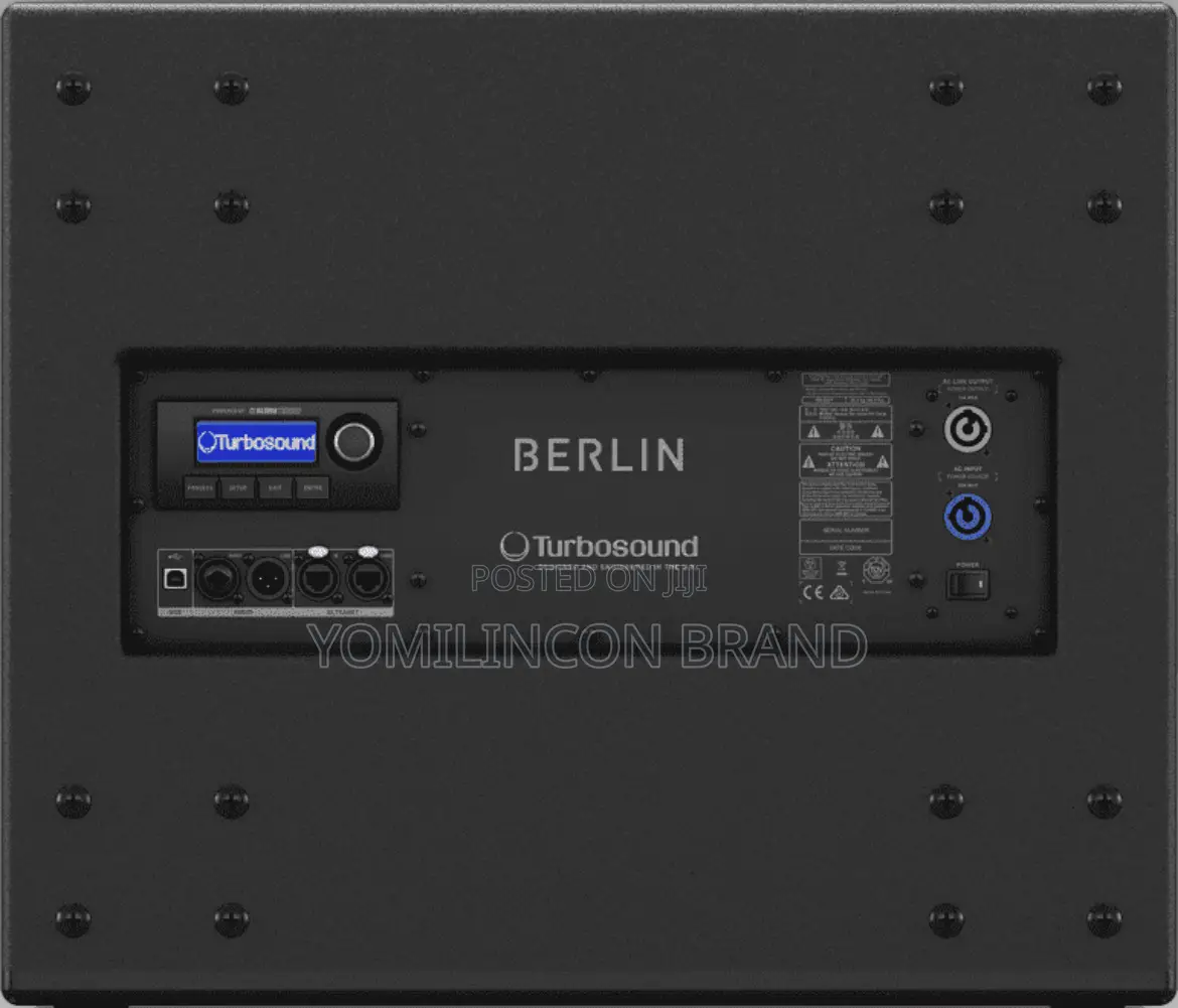 Turbosound Berlin Tbv118l-an 18" 3000w Powered Subwoofer