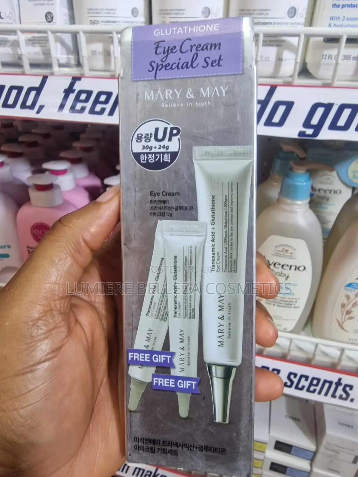 Mary May Tranexamic Acid+ Glutathion Eye Cream 3 in 1