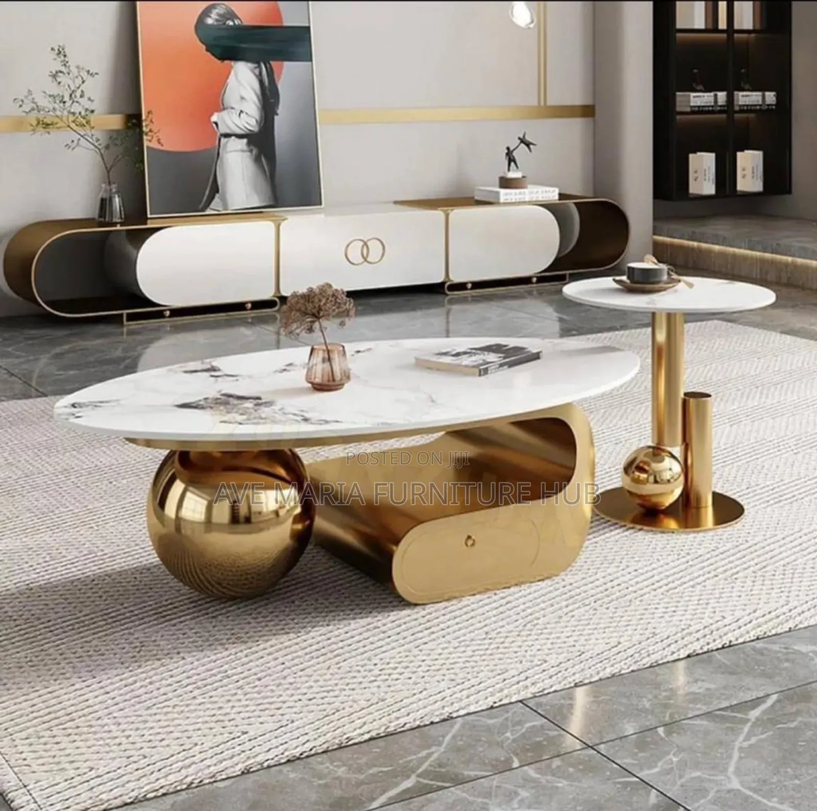 Marble Center Table.