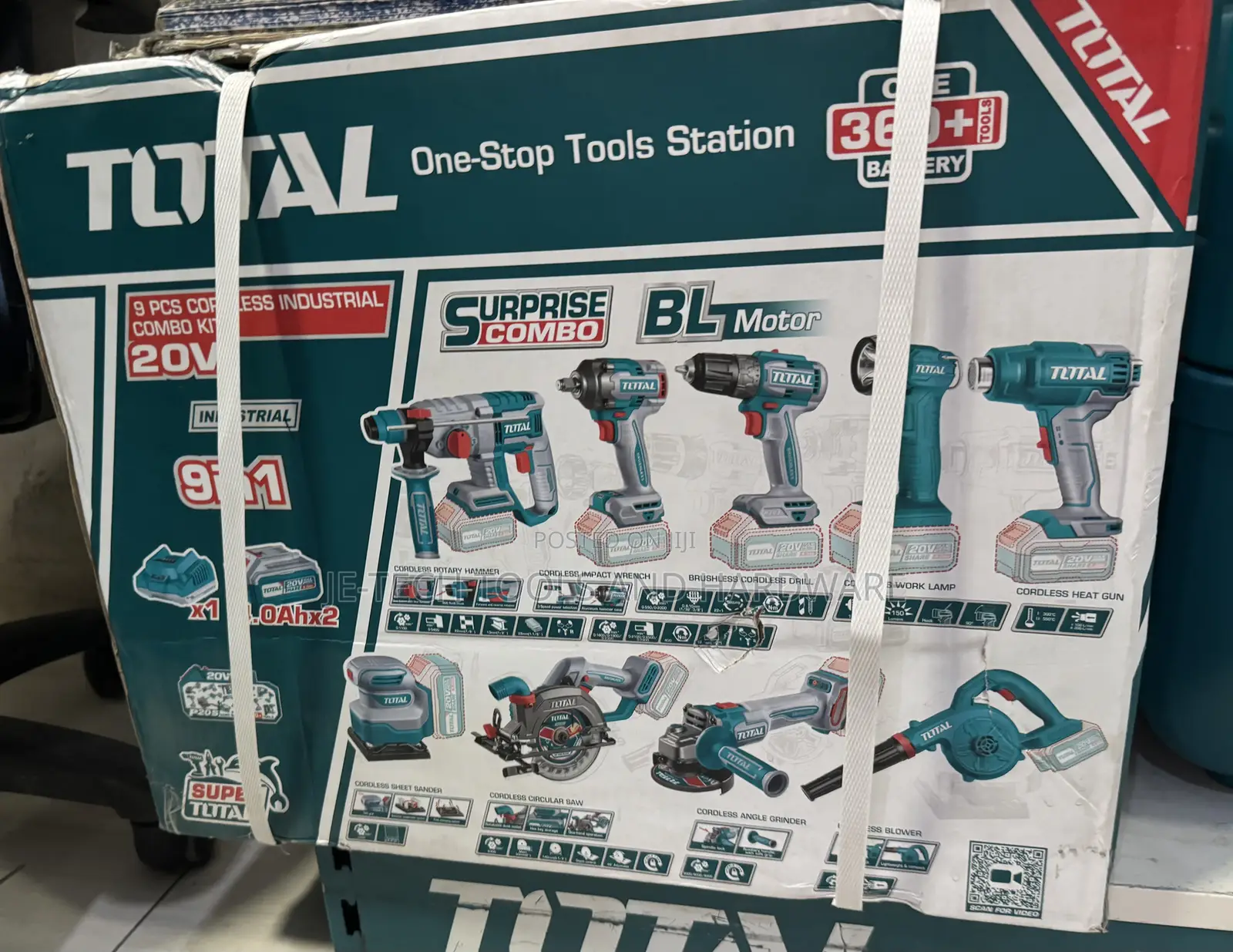 Total Professional Comb Tools 9 in 1 Cordless Drill Machine