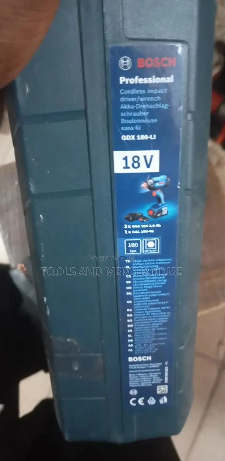 Cordless Impact Wrench (1/2" Bosch)