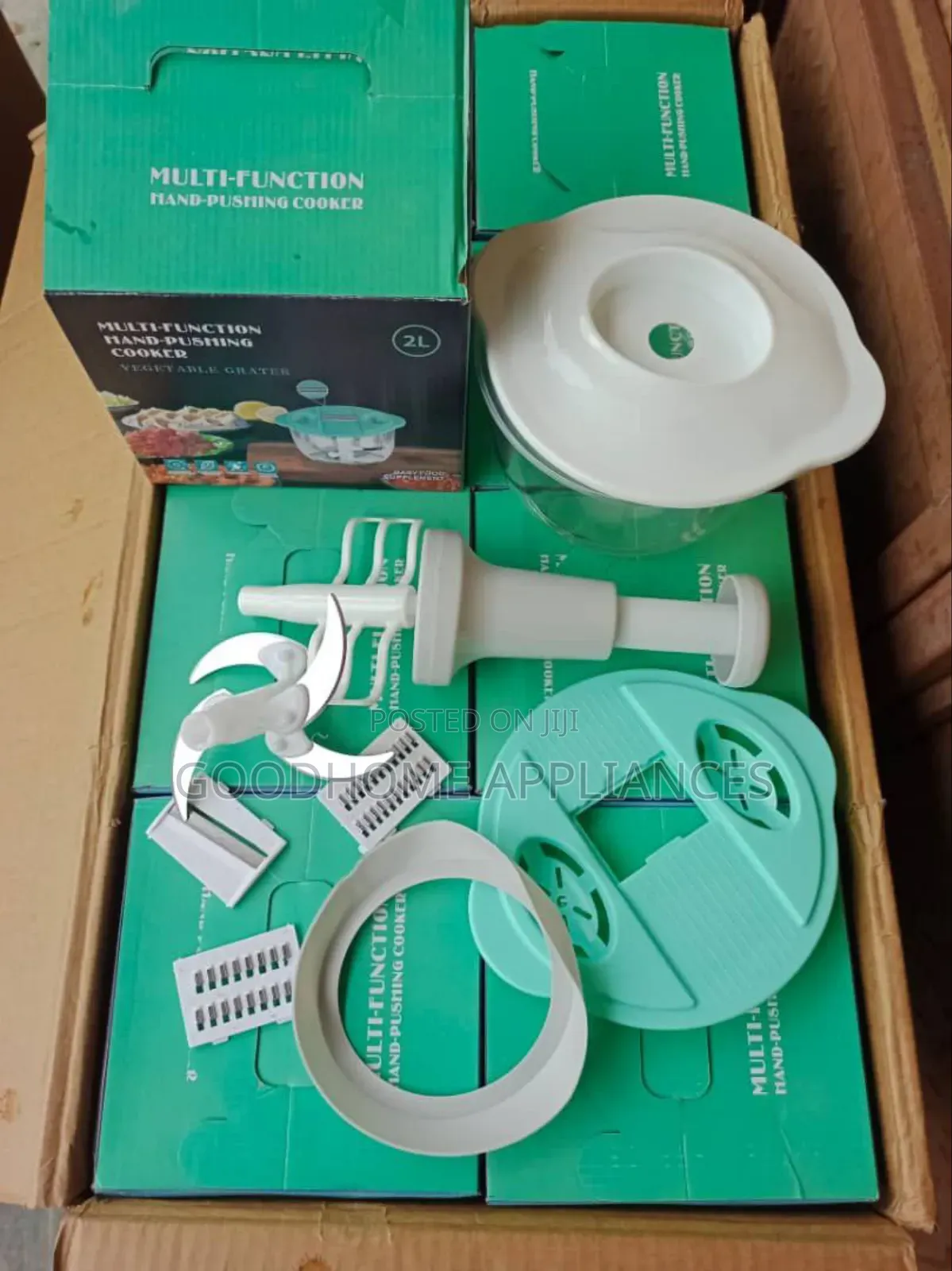 Hand Pat Chopper With Accessories
