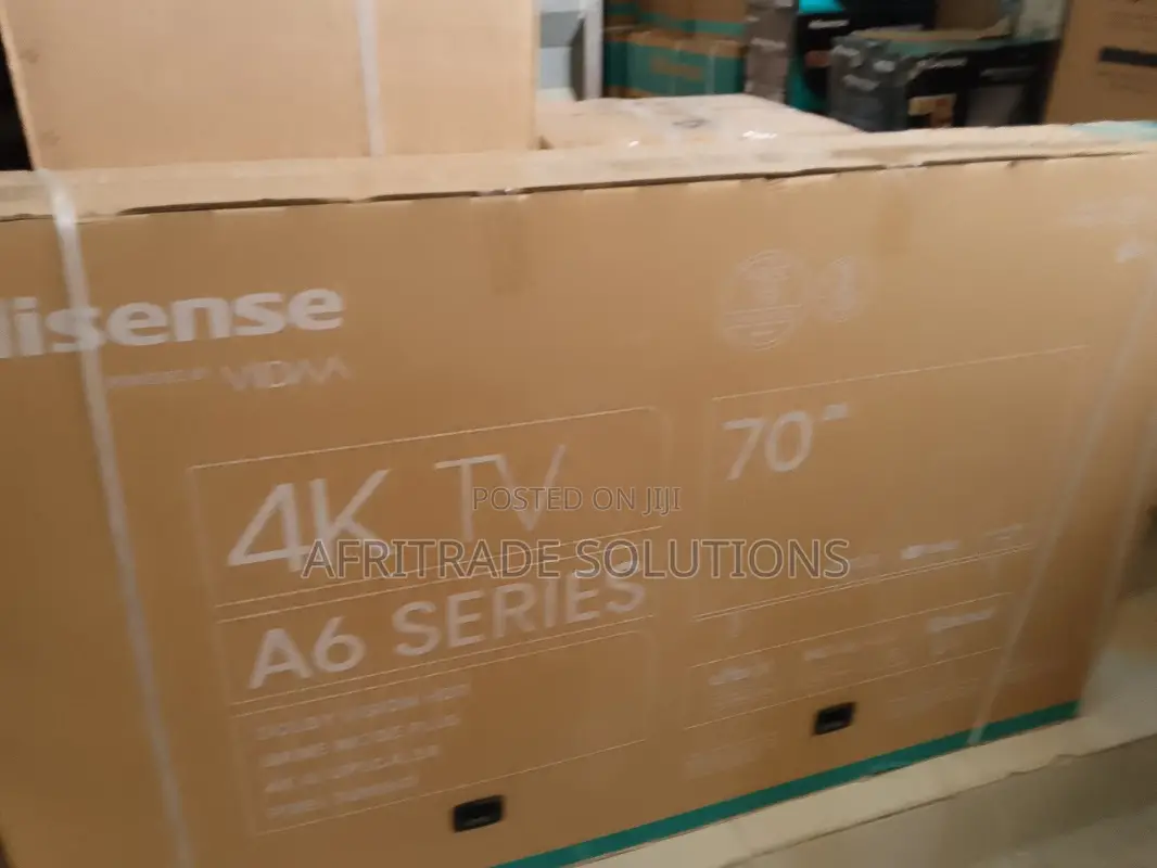 New Smart Led Hisense 70" Ultra Hd Tv