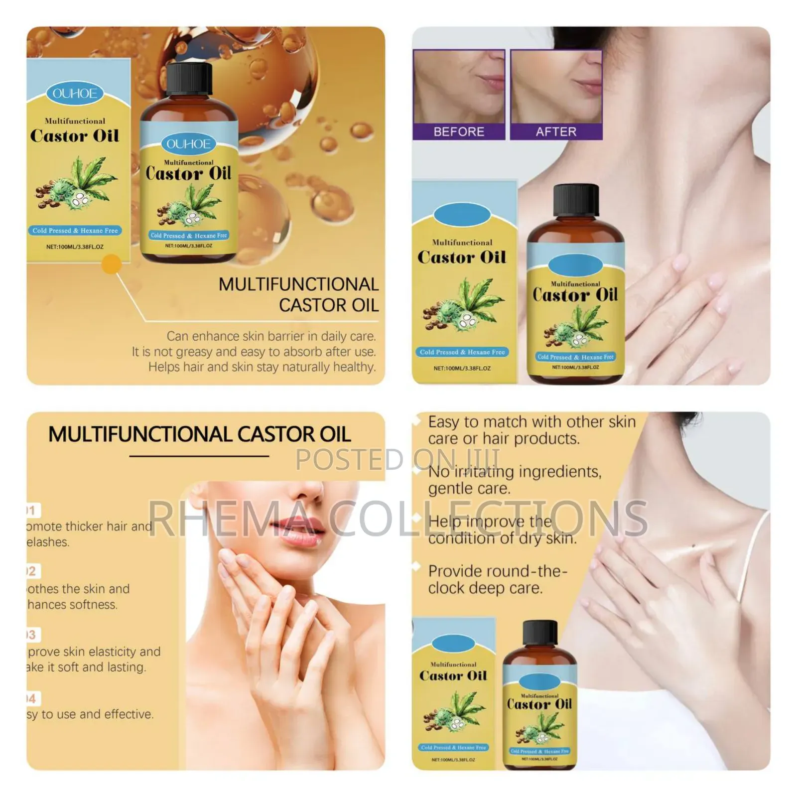 Ouche Multifunctional Castor Oil