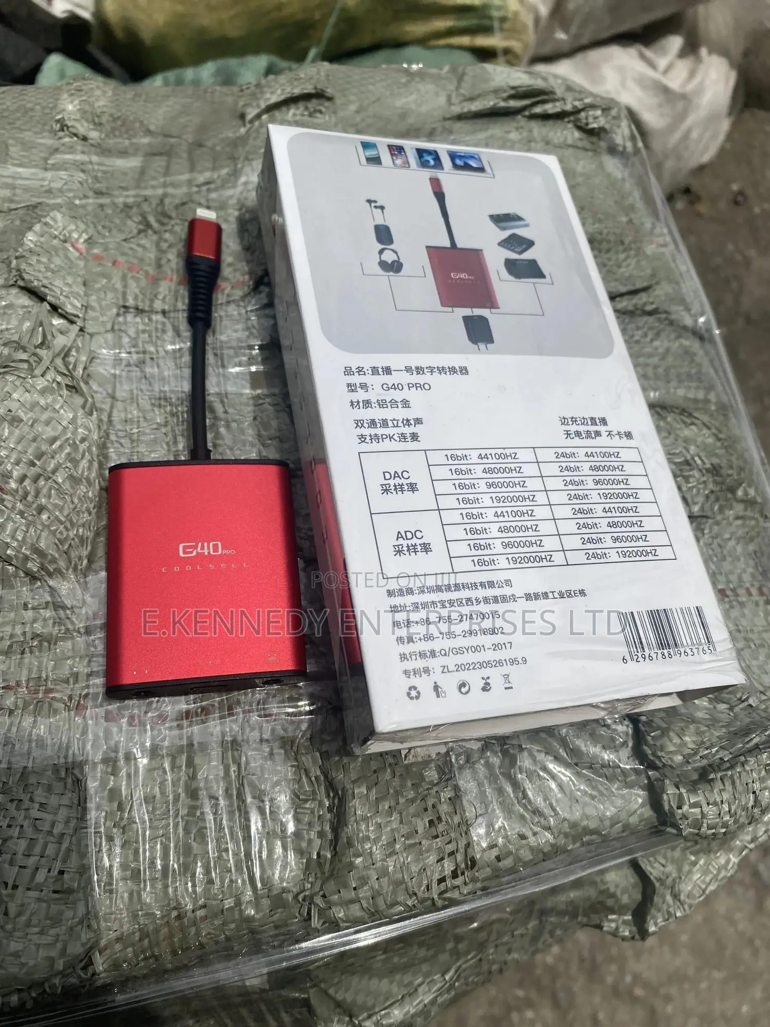 Orginal Otg iPhone Microphone Adapter for Live-Streaming