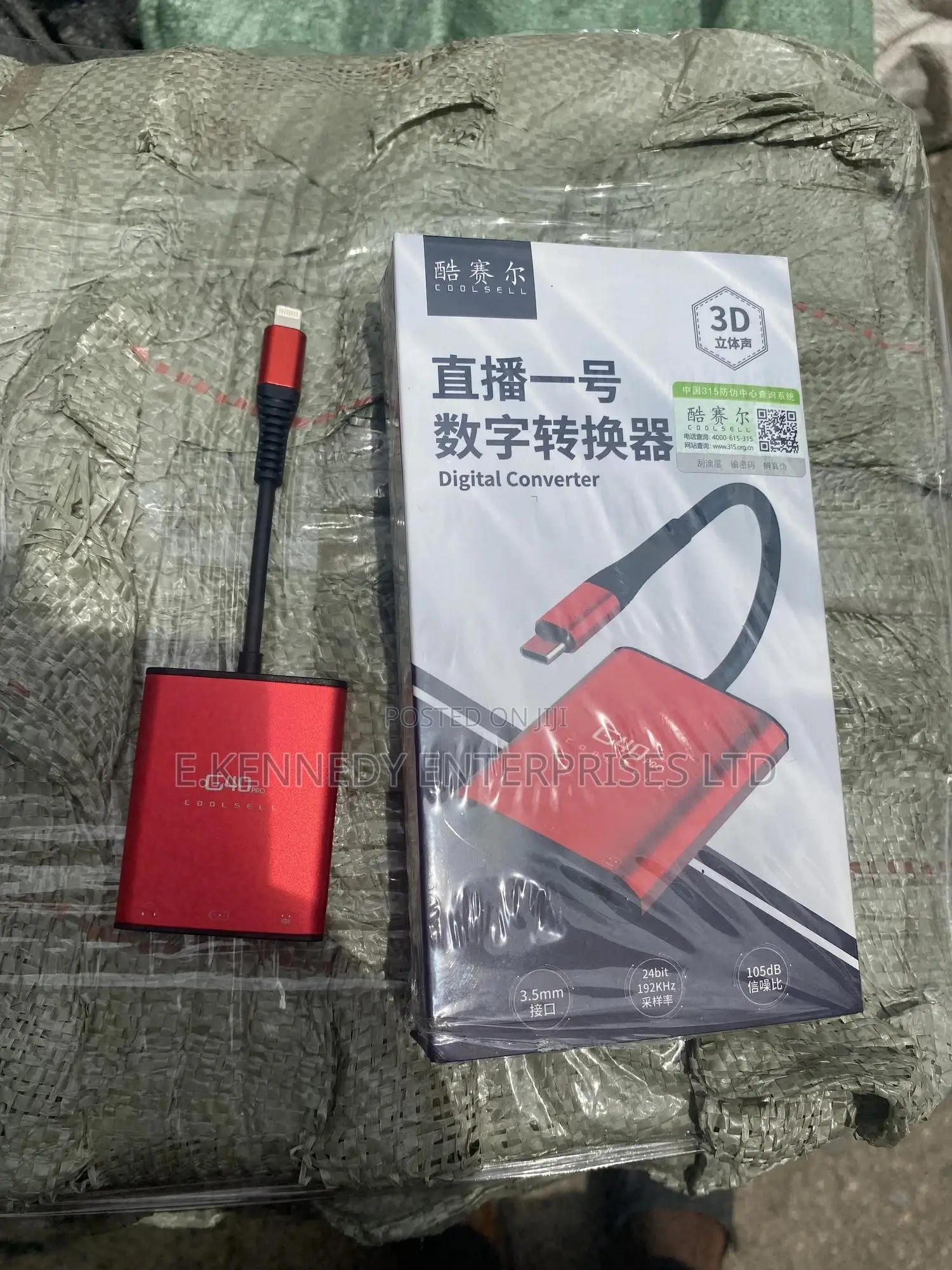 Orginal Otg iPhone Microphone Adapter for Live-Streaming