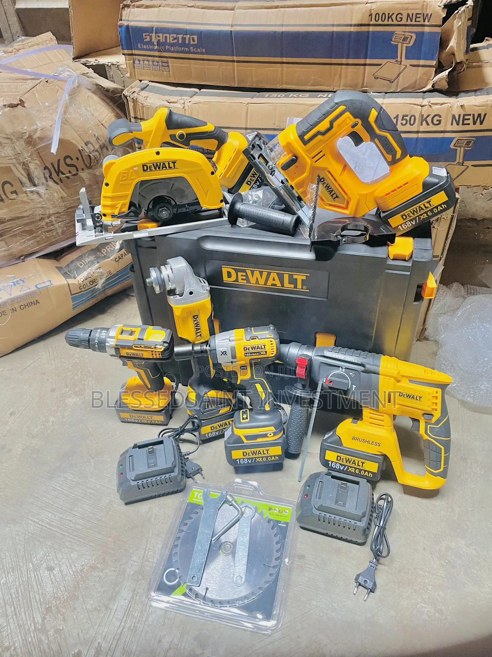 Dewalt 6in1 Combo Kit Set 168volts