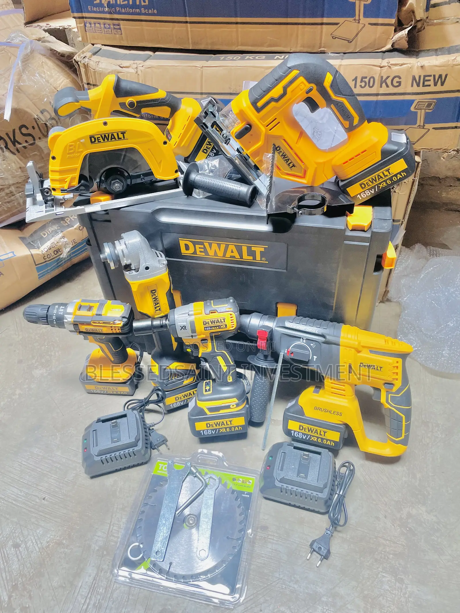 Dewalt 6in1 Combo Kit Set 168volts