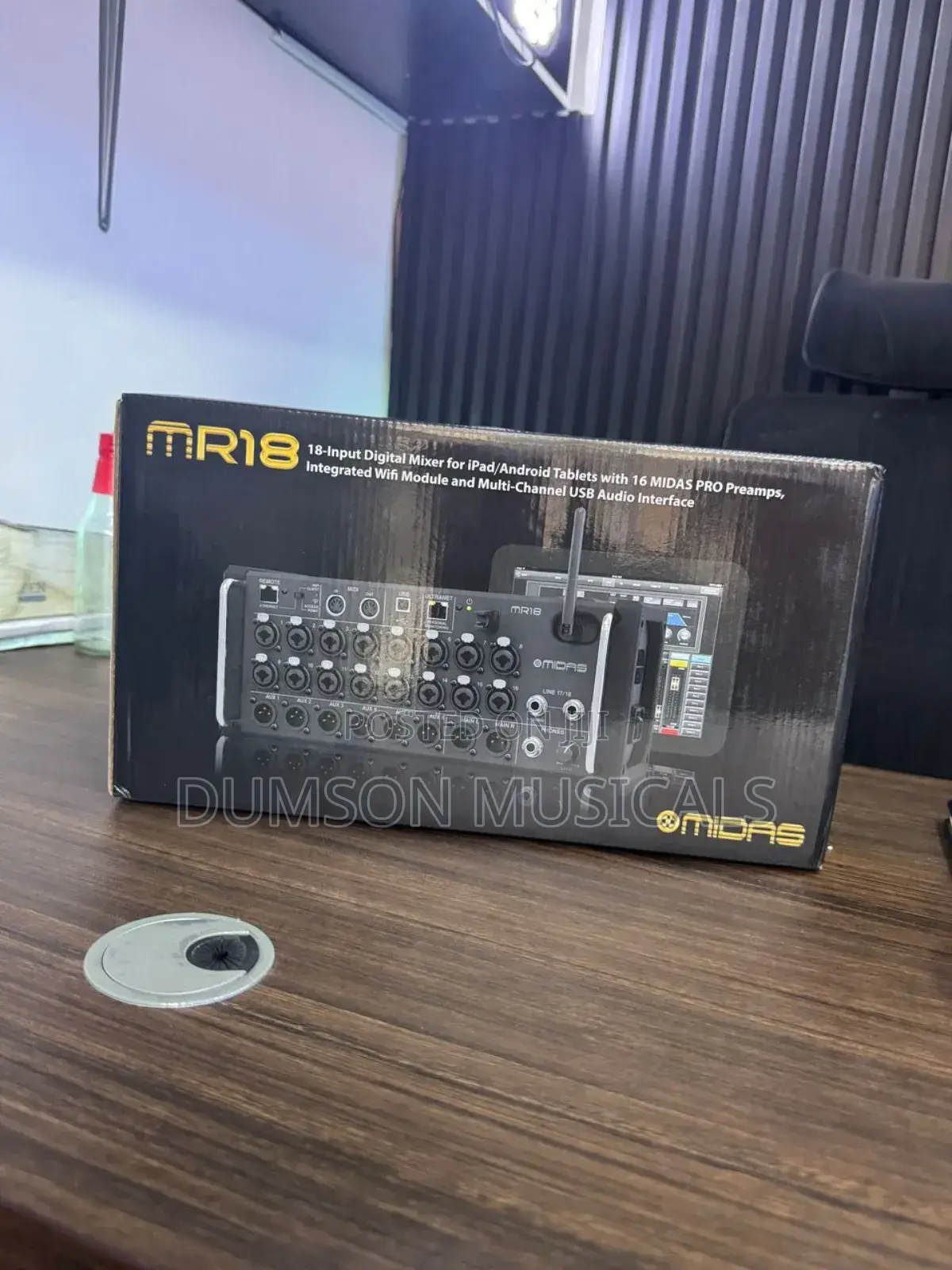 Midas Mr18- 18input Digital Mixer for iPad-android Tablets