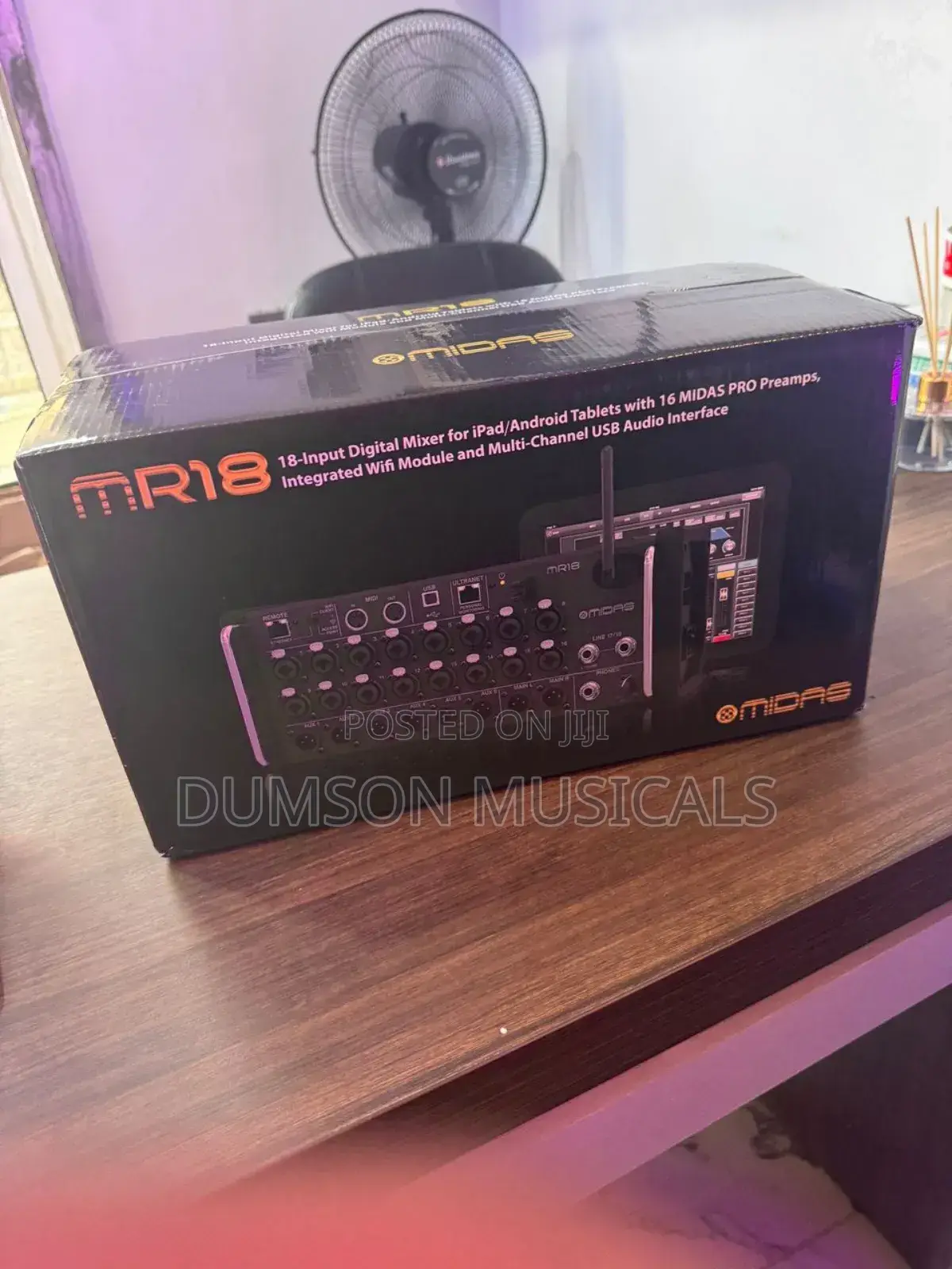 Midas Mr18- 18input Digital Mixer for iPad-android Tablets