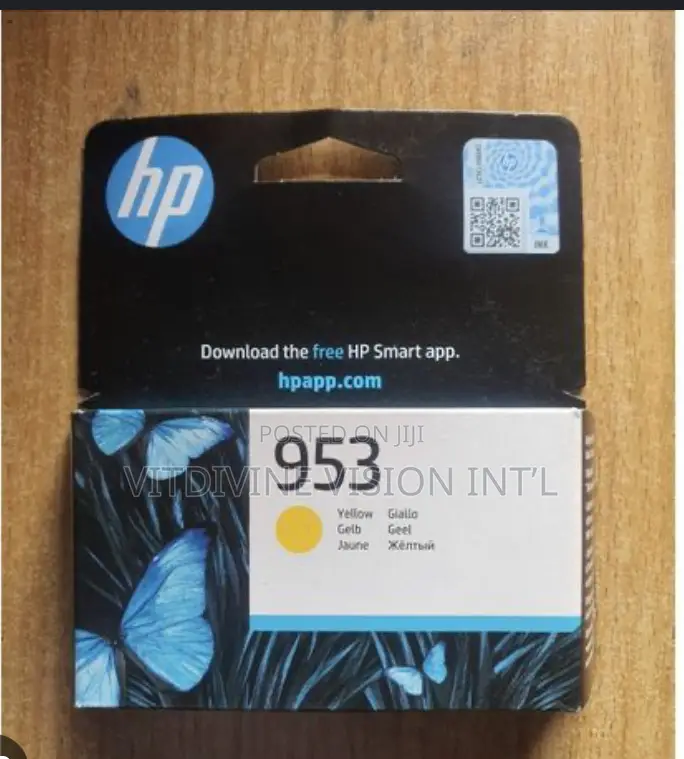 Hp 953 Ink Cartridge Cyan,Yellow Mage Pro 7720,7740