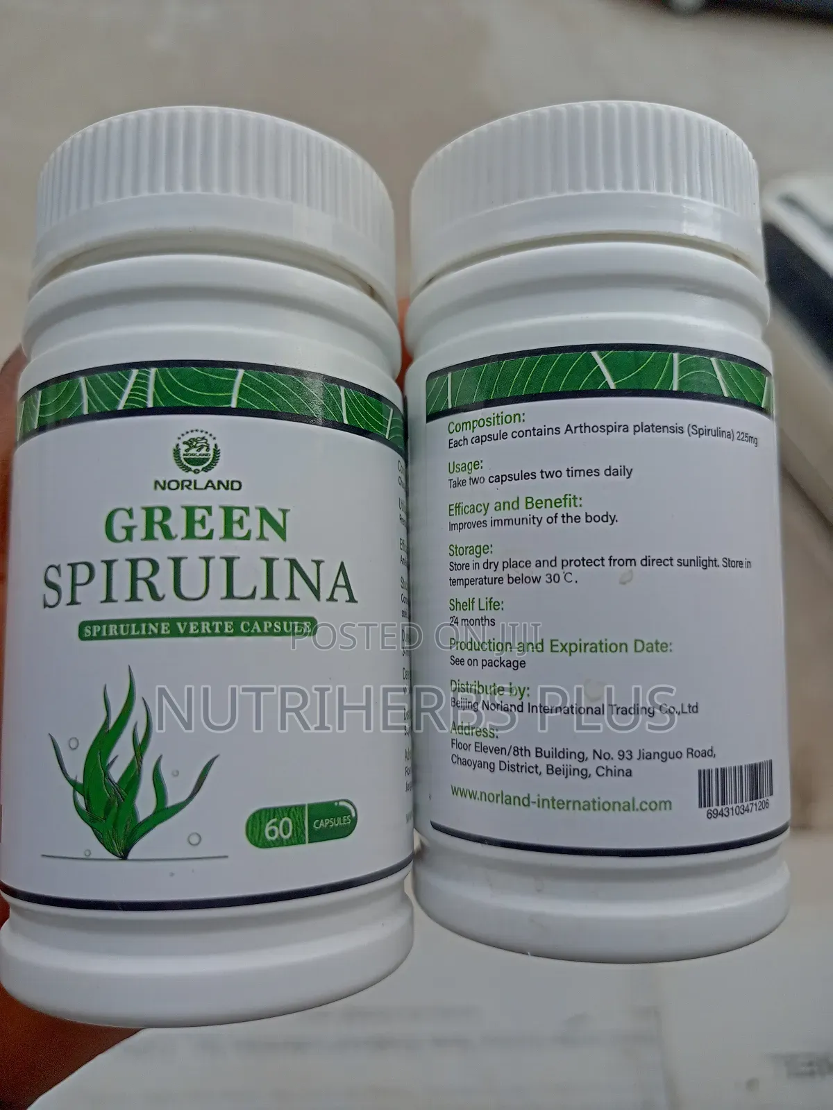 Norland Green Spirulina Boost Immunity System