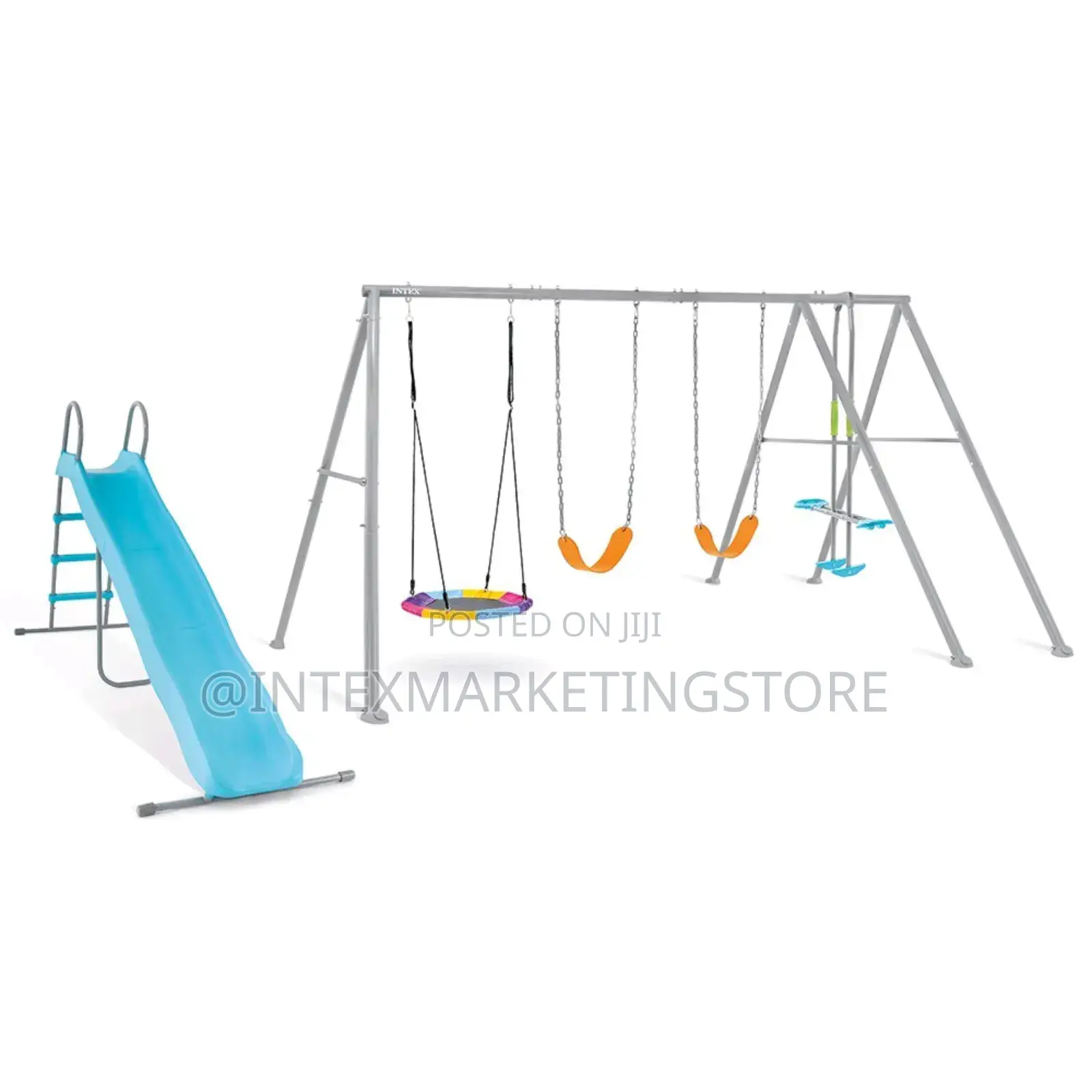 Intex Gray Swing With 5-Function Pmay Set