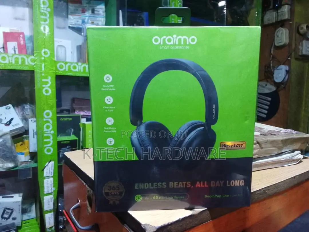Oraimo Boompop Lite Enc Over-Ear Wireless Headphones