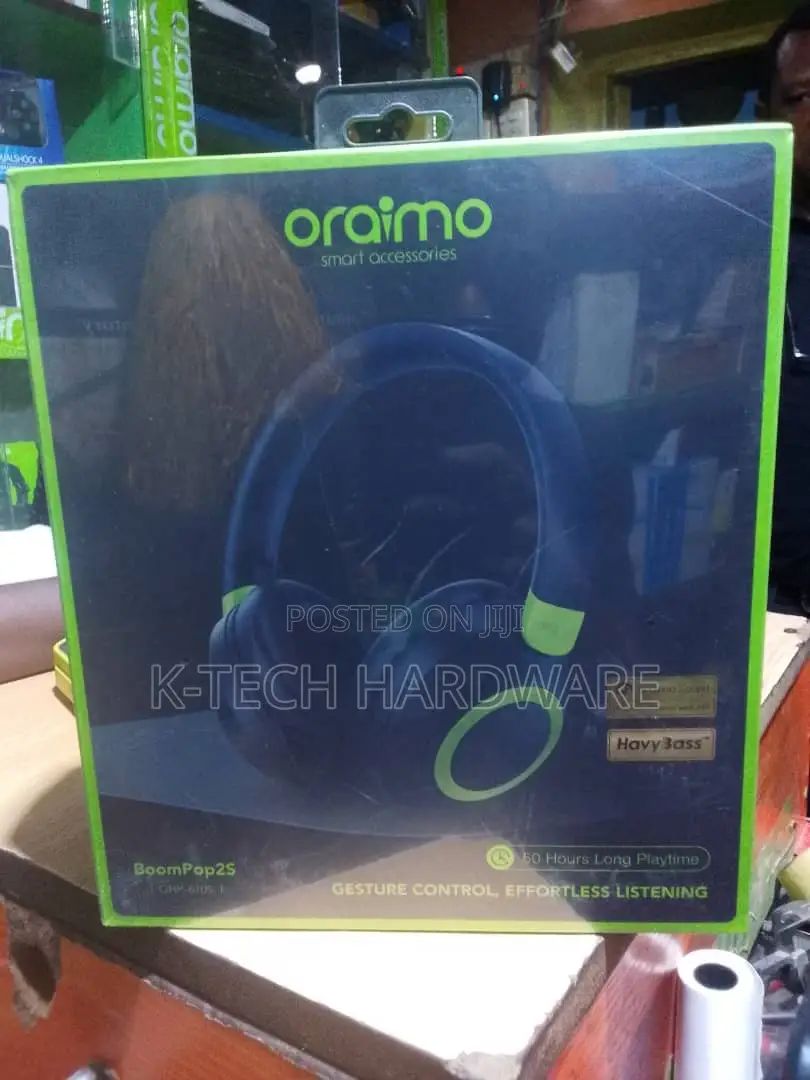 Oraimo Boompop2s Enc Over-Ear Wireless Headphones