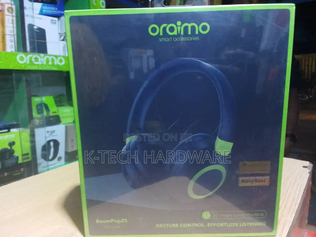 Oraimo Boompop2s Enc Over-Ear Wireless Headphones