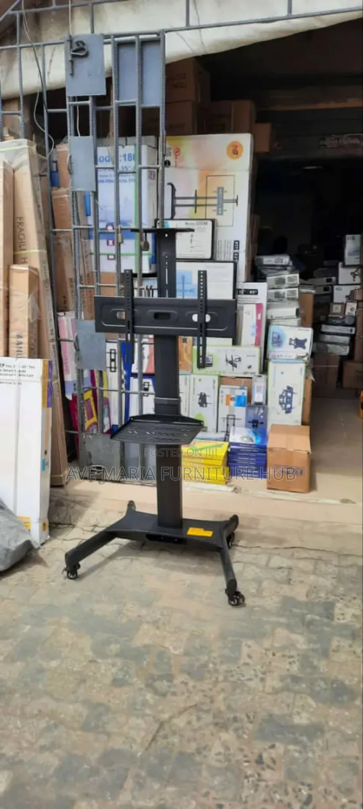 Mobile Tv Stand With Classic Strong Hanger.