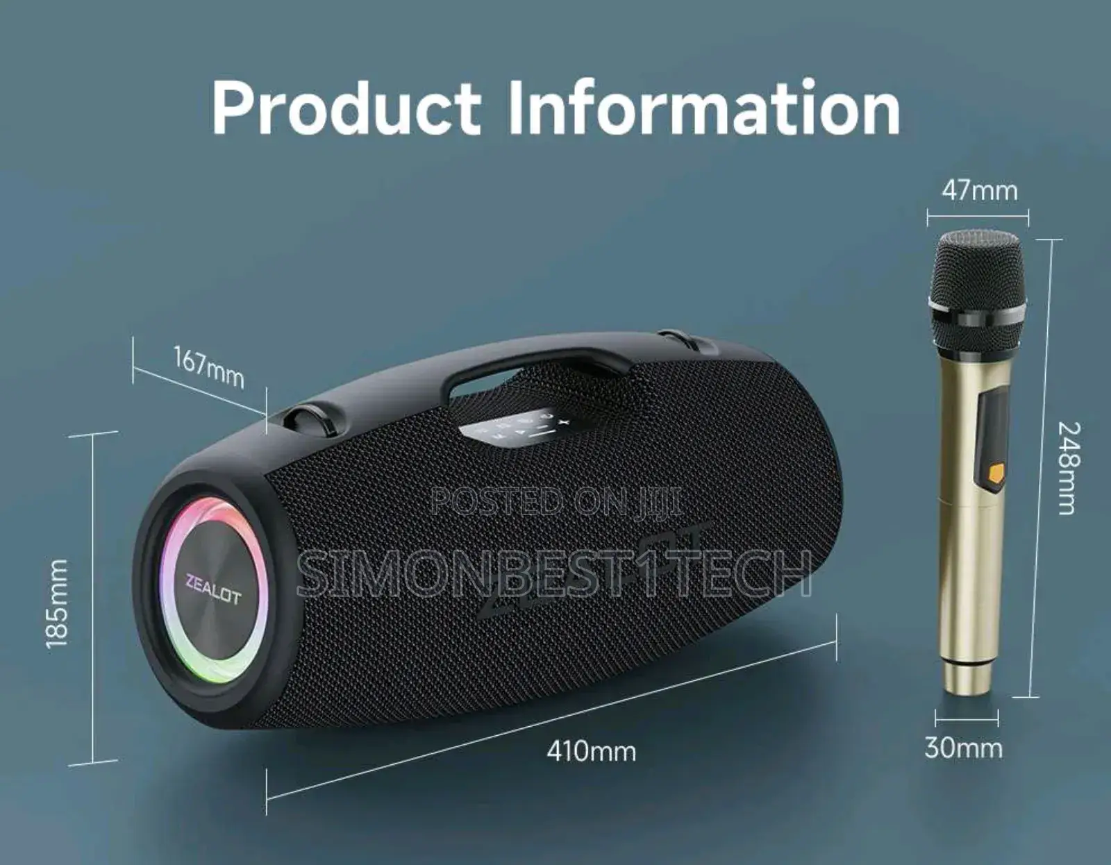 Zealot Speaker S78m With 120w