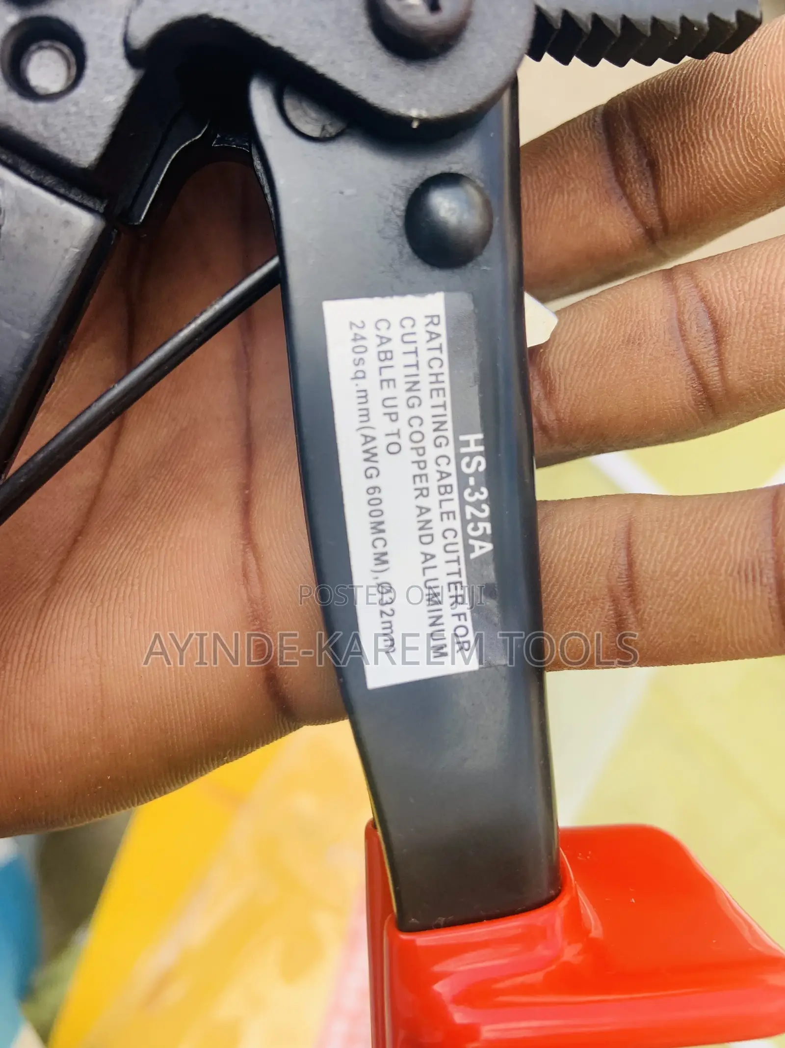 Ratcheting Cable Cutter for Cutting Cables(32–240mm)