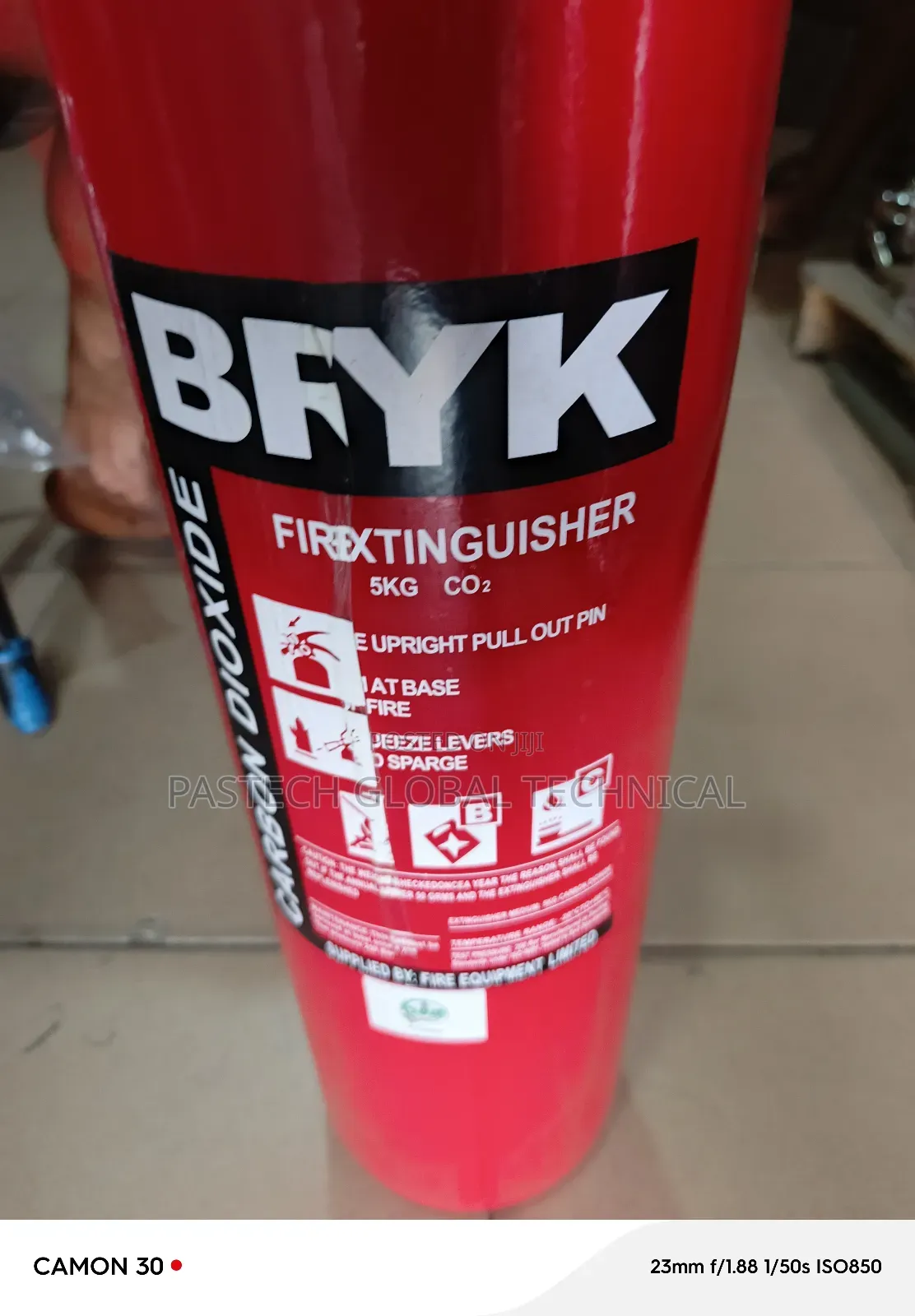 Bryk 5kg Co2 Fire Extinguisher