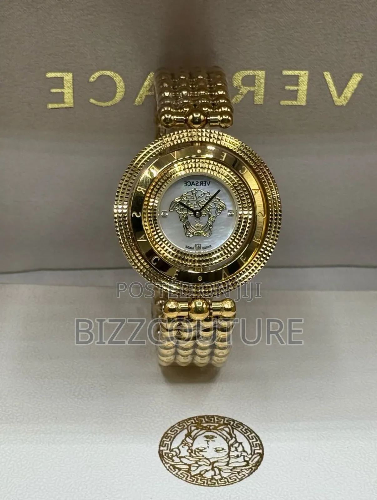 Original Versace Gold Stainless Steel Watch