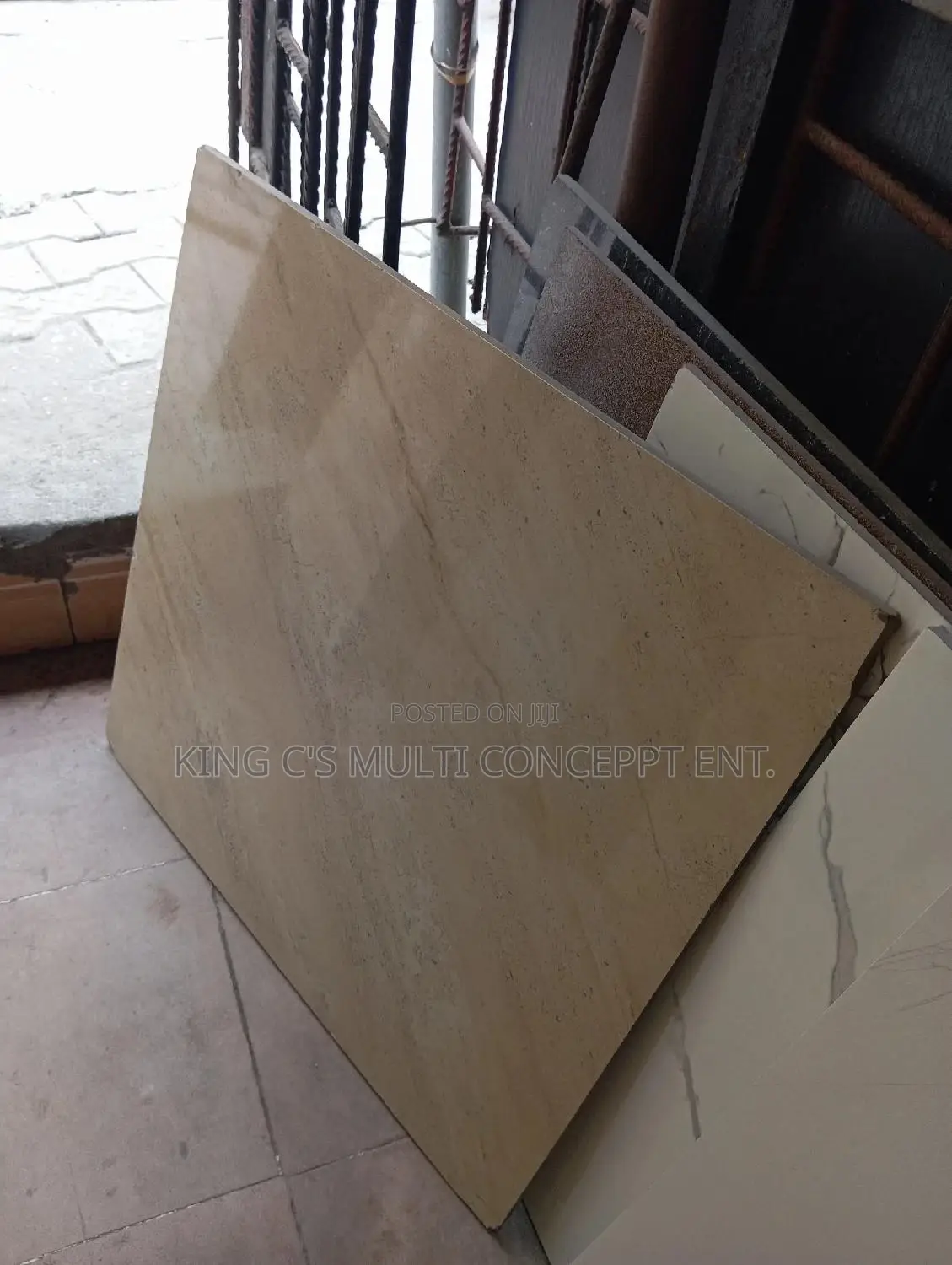 60 X60 White Carara Floor Tiles