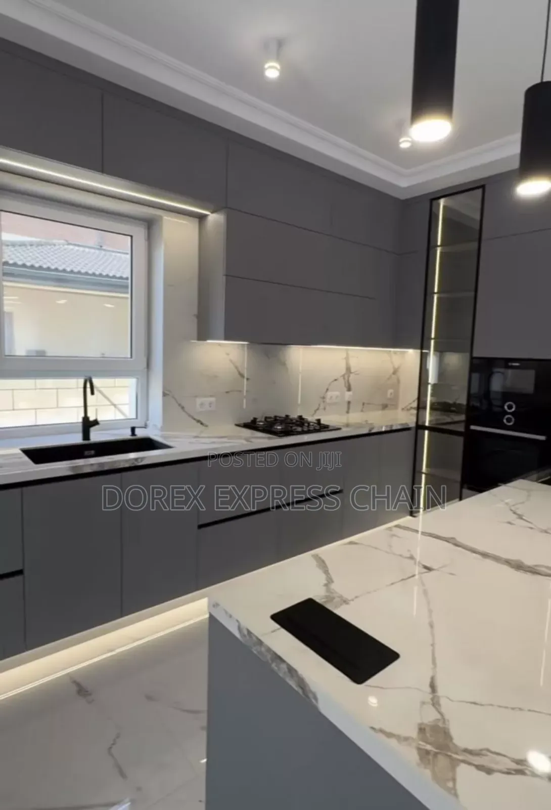 Your Kitchen In Grey! Screaming Luxury.