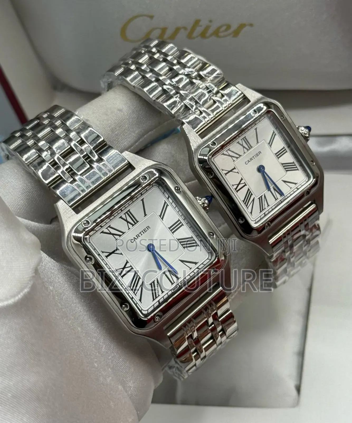 Original Cartier Silver Stainless Steel Watch