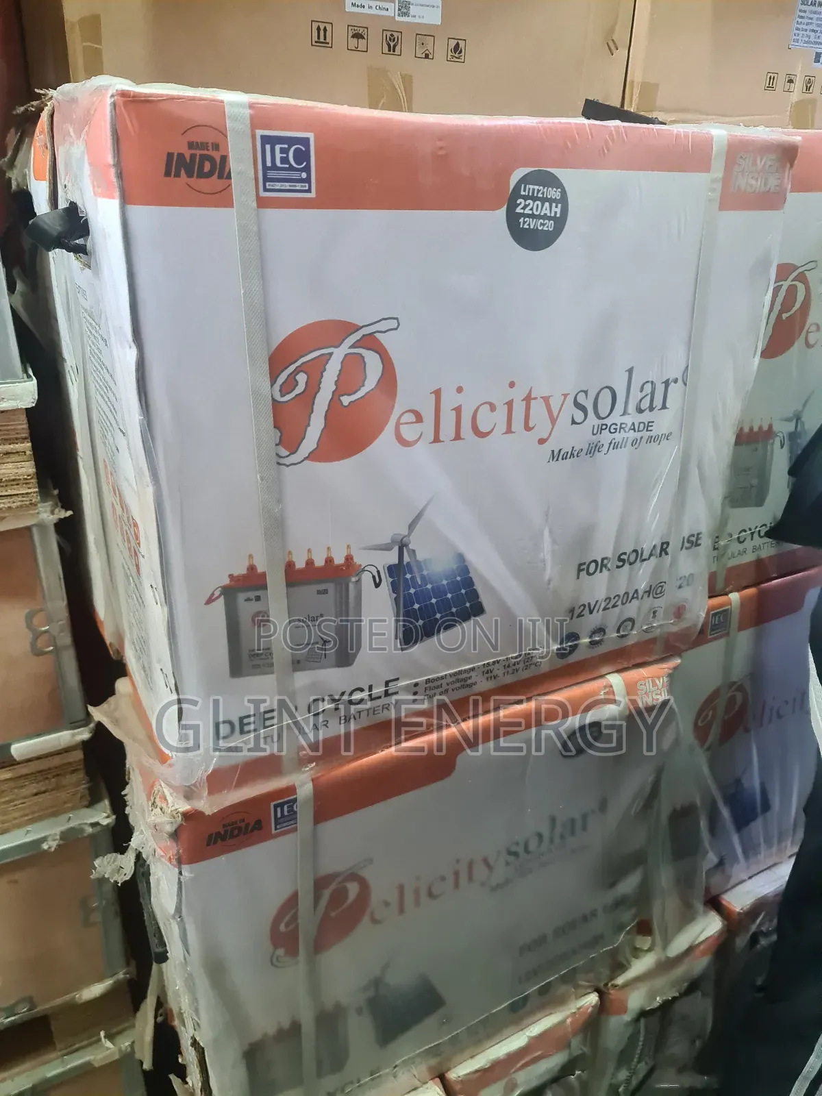 220ah 12v Pelicity Tubular Battery