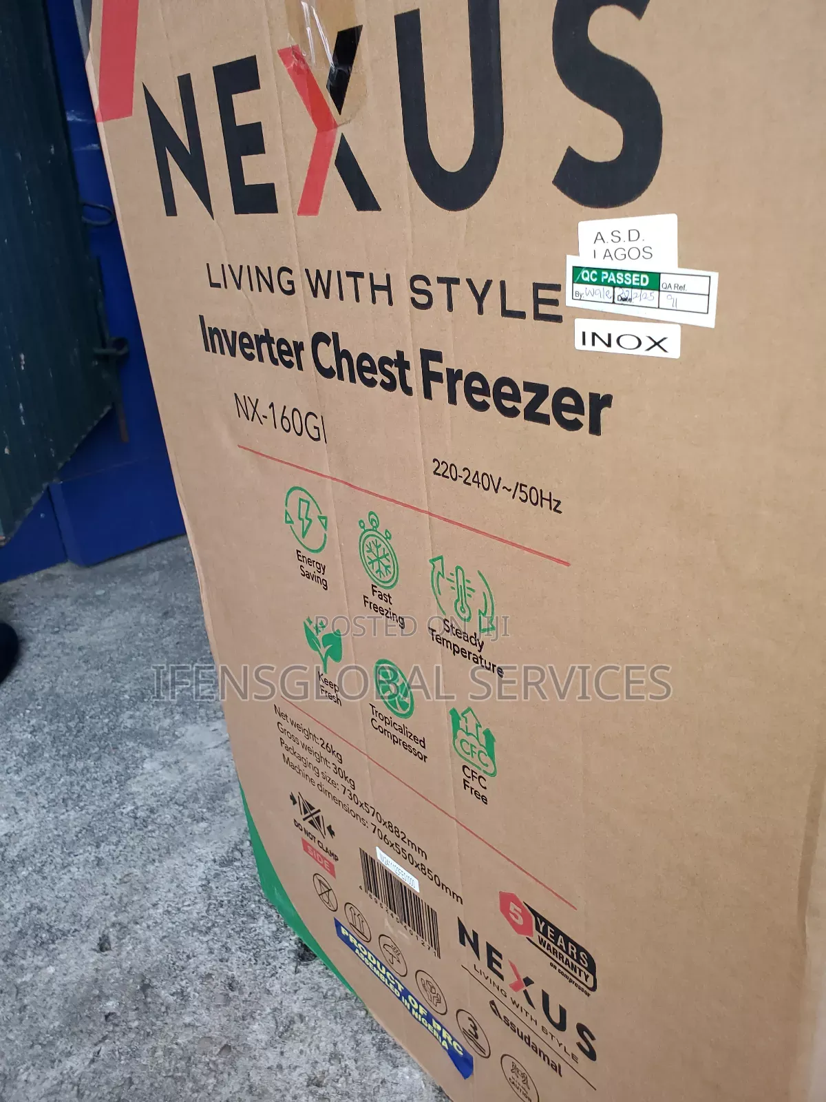 Nexus Inverter Freezer