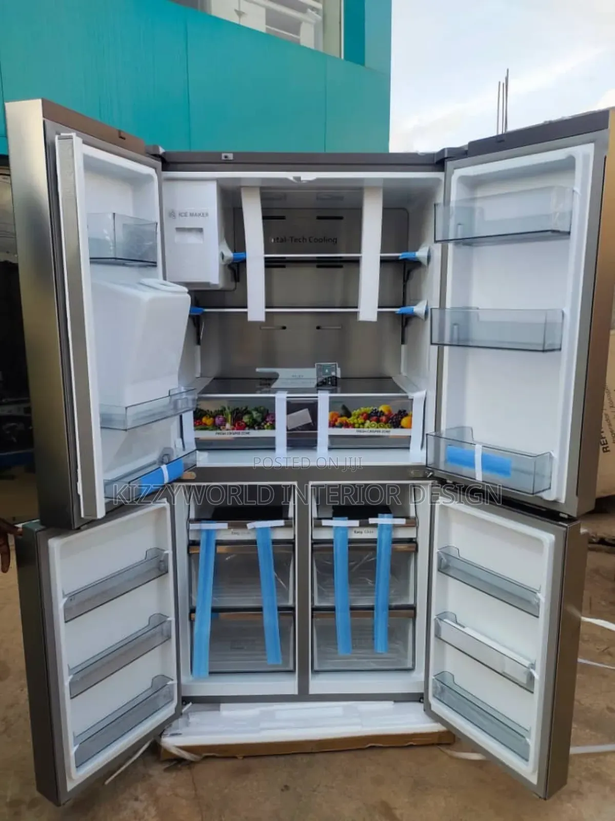 Hisense Inverter 4 Door Refrigerator.