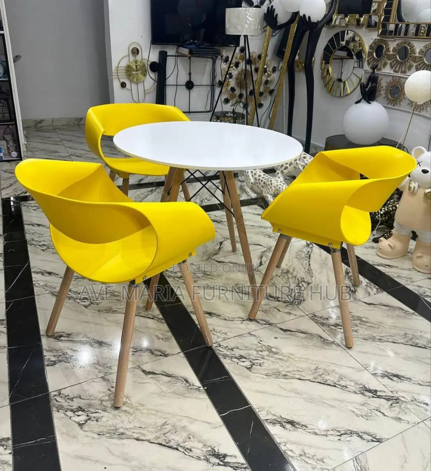 Wooden Dining Table and Chairs.