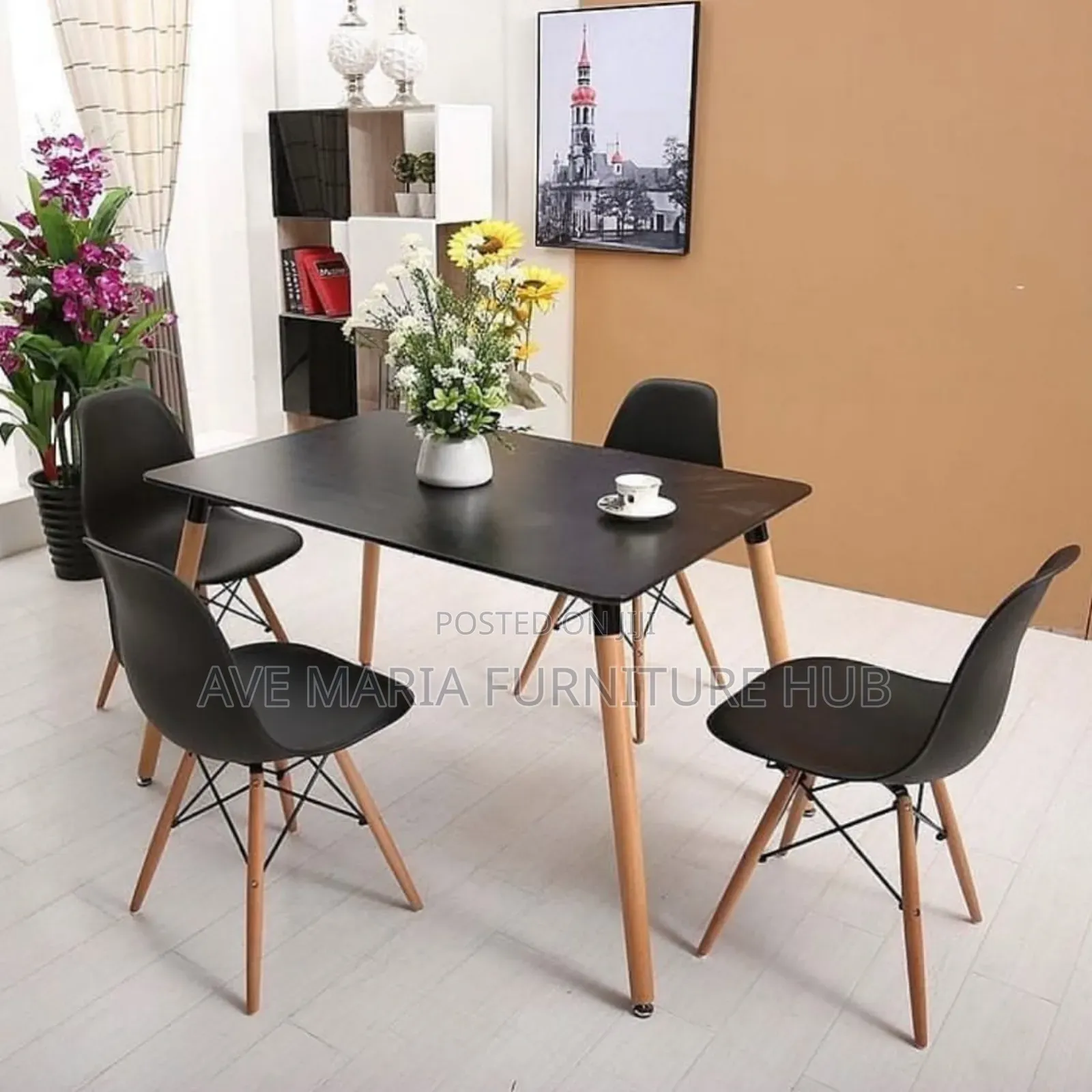 Wooden Dinning Table and Chairs.