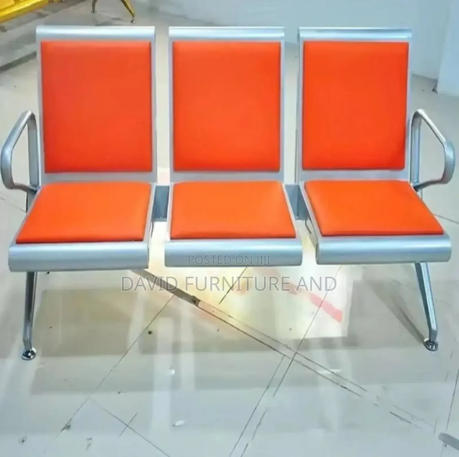Airport Chair(Orange Leather)