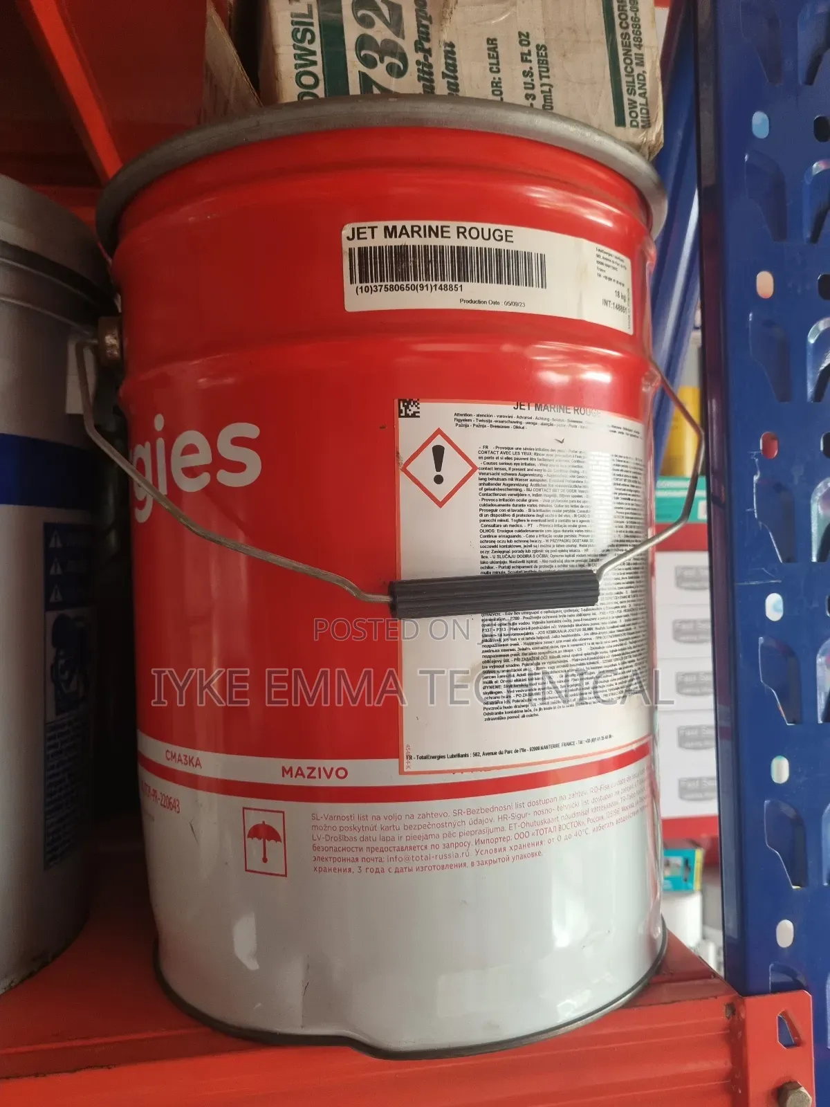 Totalenergies Jet Marine Rouge Grease